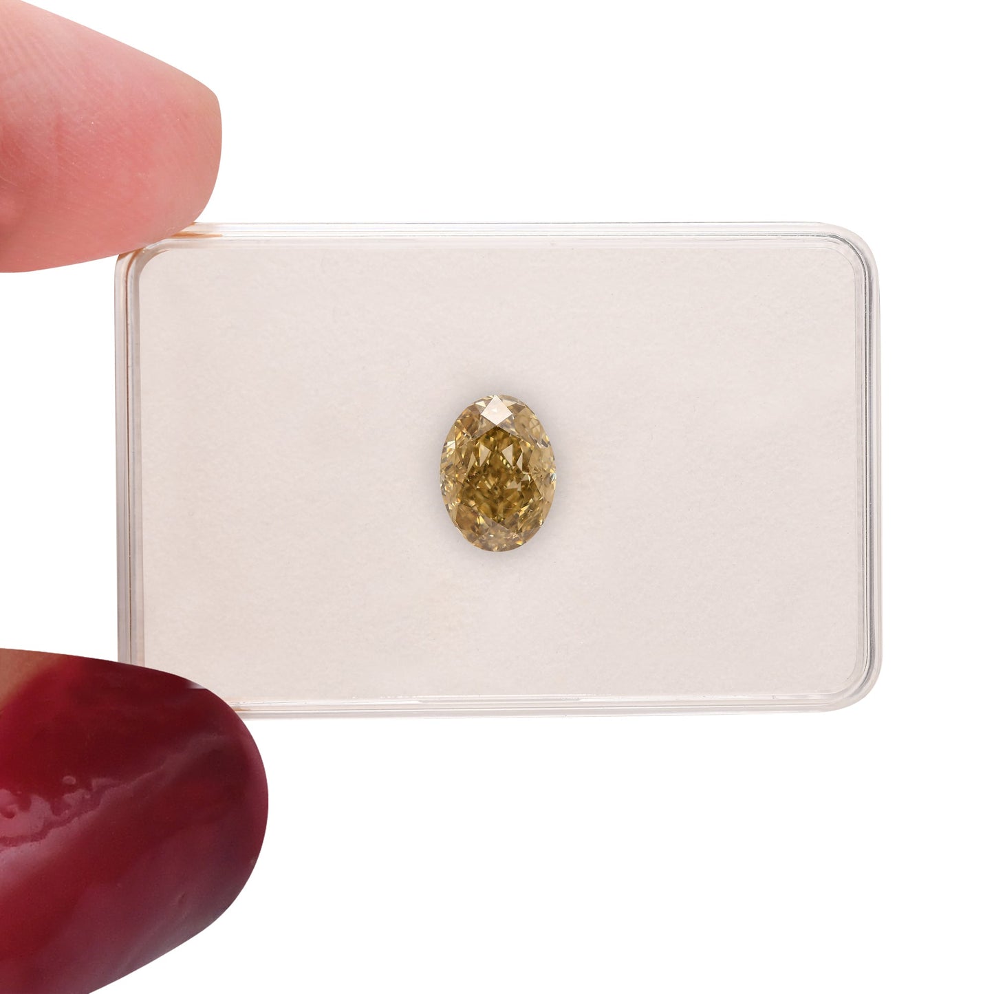 4,60 Karat Fancy Brown Yellow Ovaler Diamant VS2 GIA
