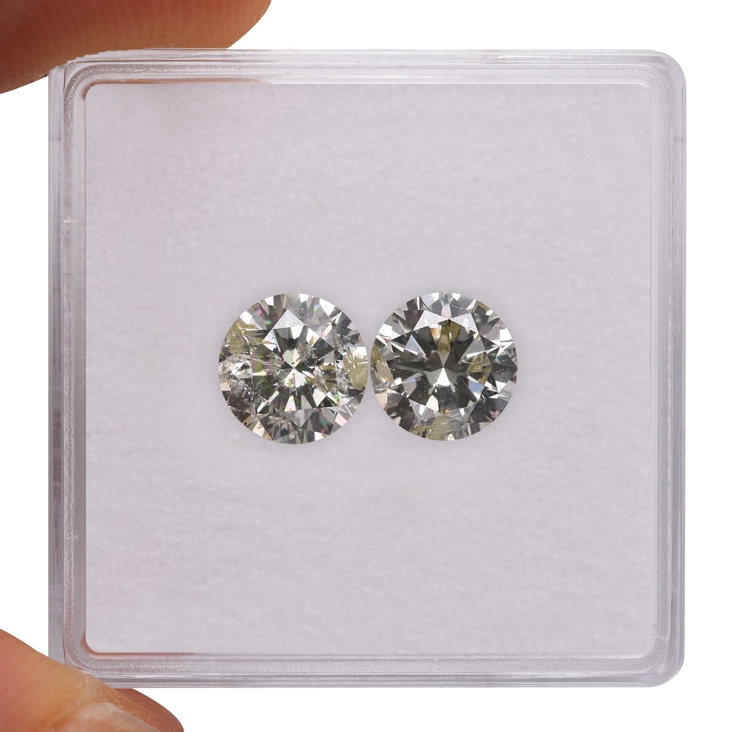 2,08 Karat runde Brillanten (I1)