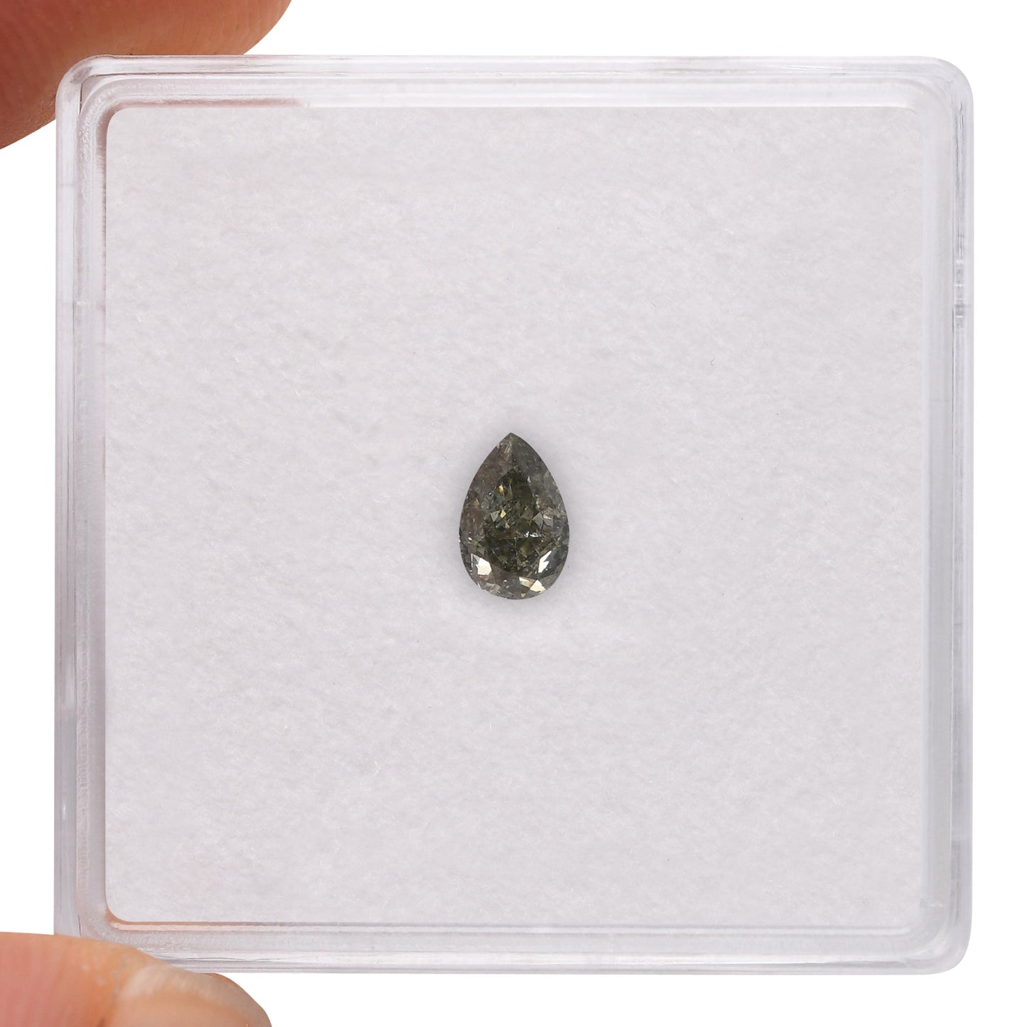 0,31 Karat Chamäleon-Birnen-Diamant I2 GIA