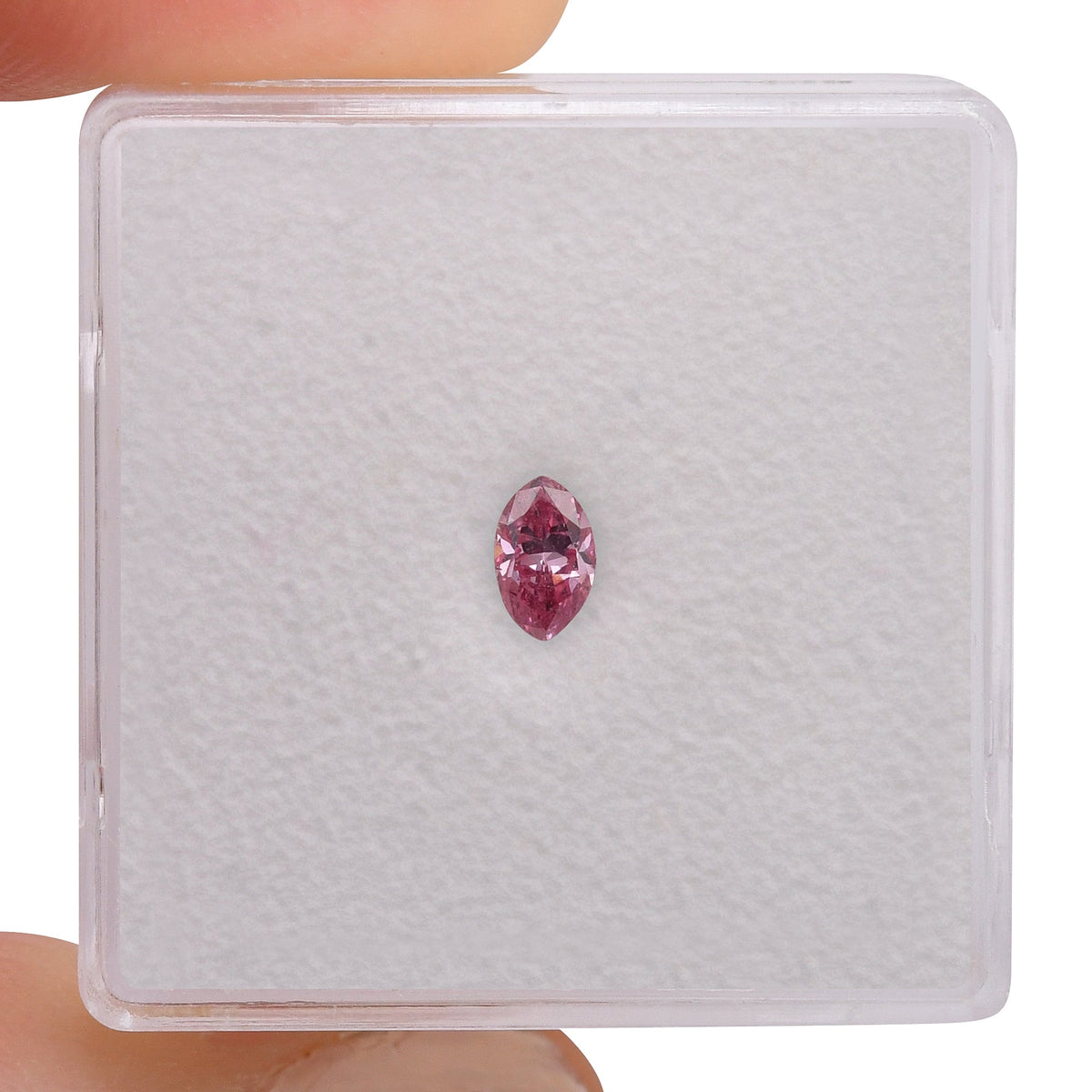 Marquise Diamond | 0.21 ct | Fancy Vivid Purplish Pink | SI2 | GIA | Ref 567788