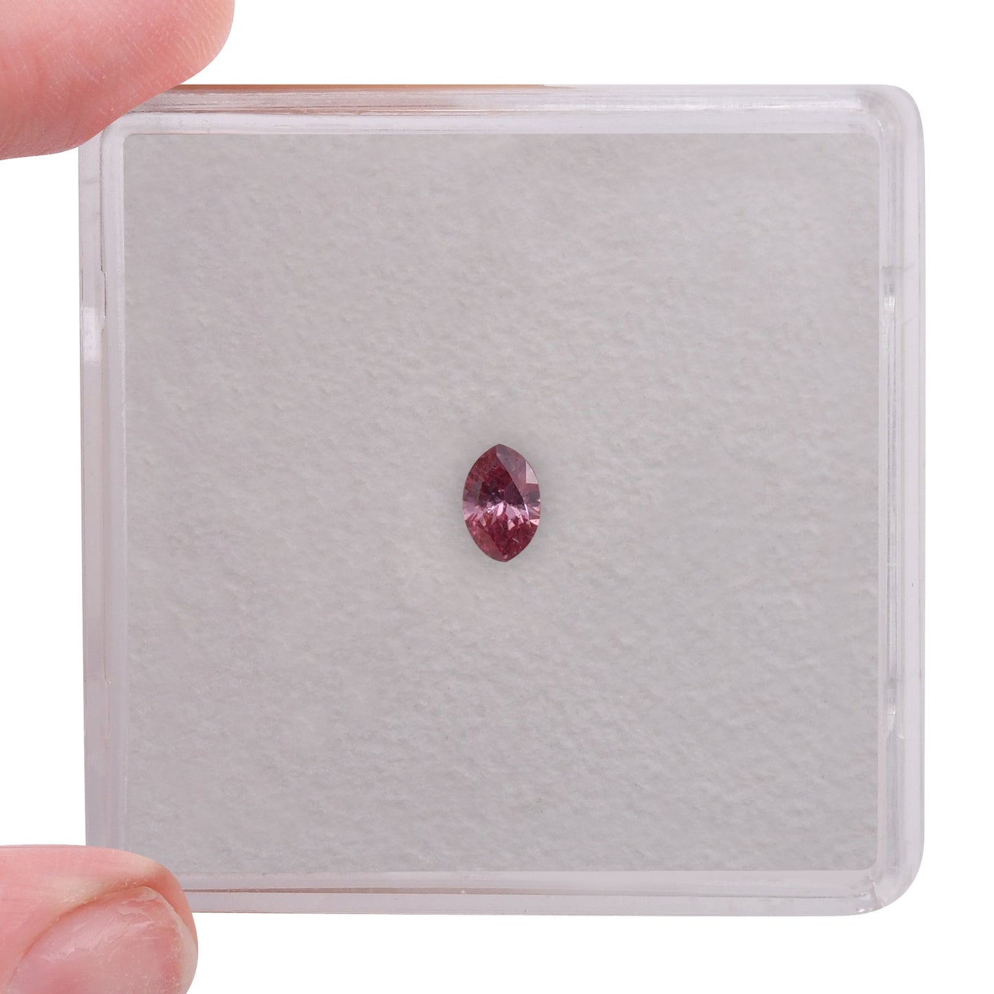 0,13 Karat Fancy Vivid Pink Marquise-Diamant (I1) GIA