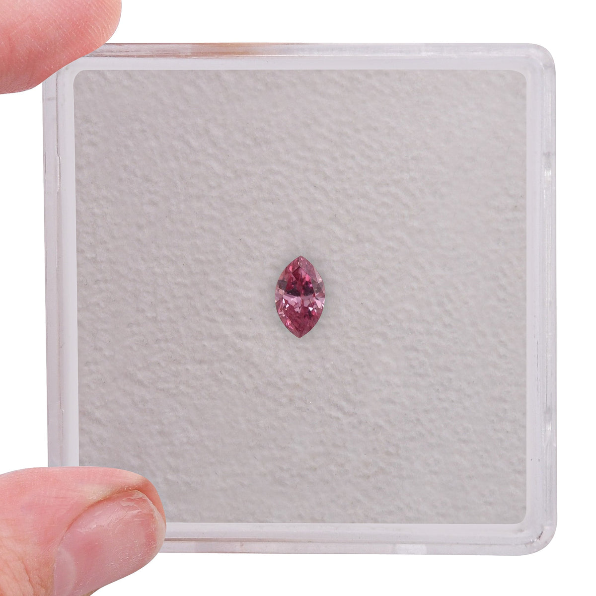 Marquise-Diamant | 0,13 ct | Fancy Vivid Purplish Pink | (SI1) | GIA | Ref 569395