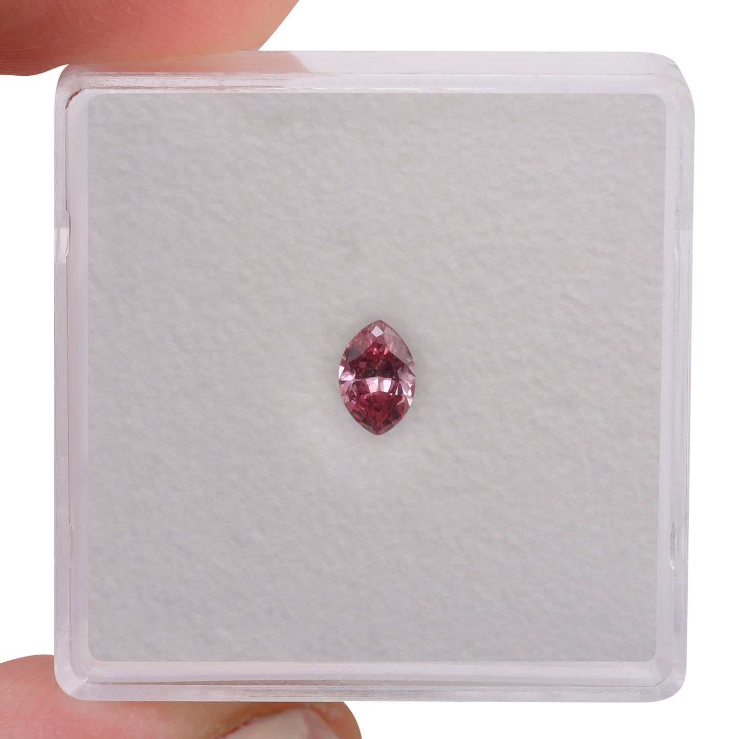 0.20 Carat Fancy Vivid Pink Marquise Diamond VS2 GIA
