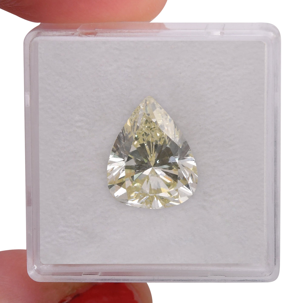 Birnenförmiger Diamant | 5,07 ct | Hellgelb | VS1 | GIA | Ref. 572271