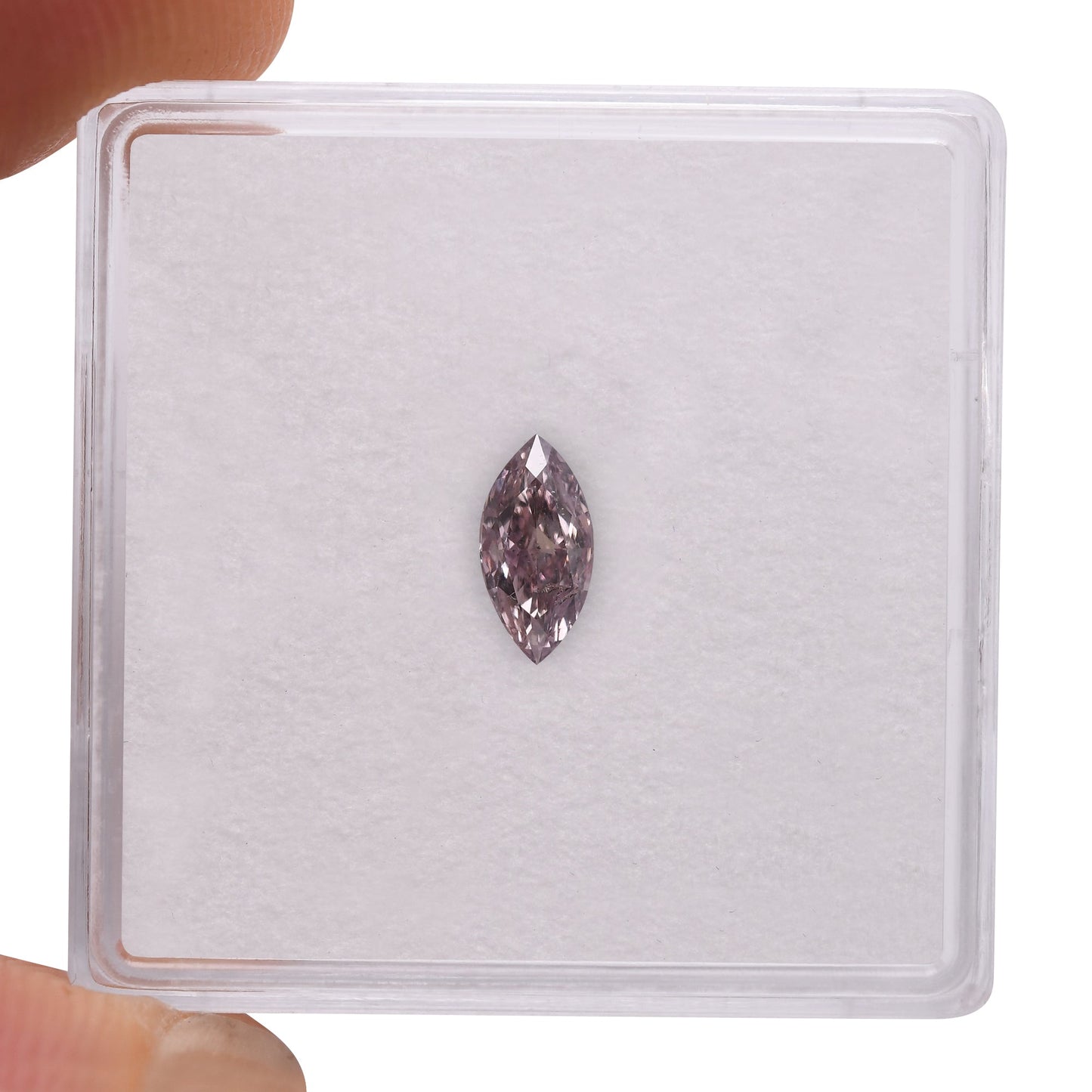 0,30 Karat Fancy Brown Pink Marquise Diamant I1 GIA