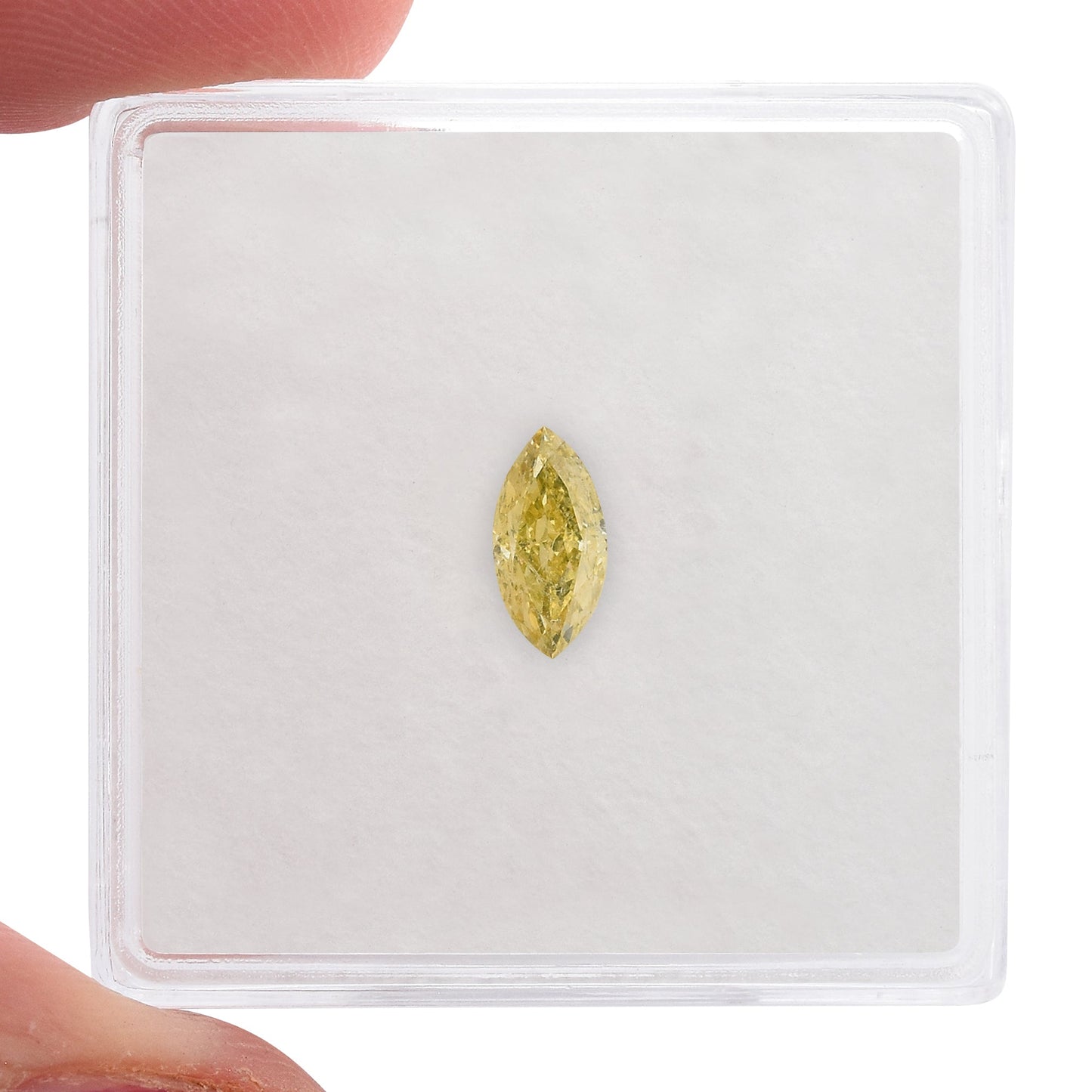 0,50 Karat Fancy Yellow Marquise Diamant SI1 GIA