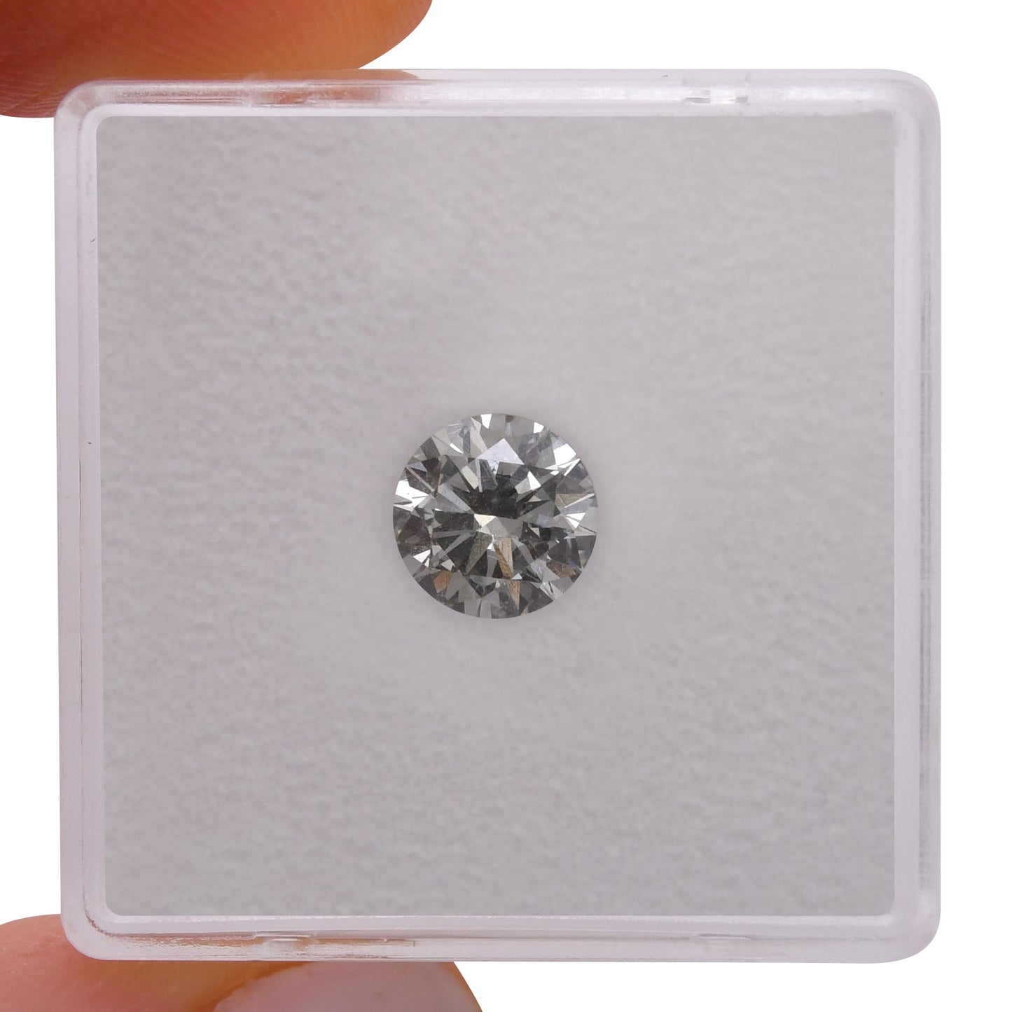 1,00 Karat Fancy Light Gray Rundbrillanter Diamant SI1 GIA
