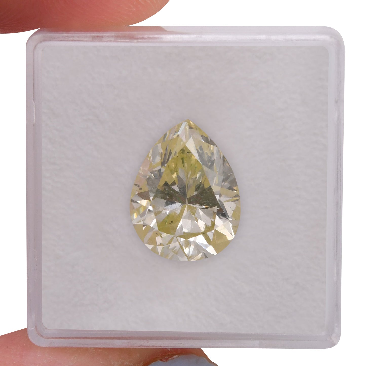 5,08 Karat U-V-Birnendiamant SI2 GIA