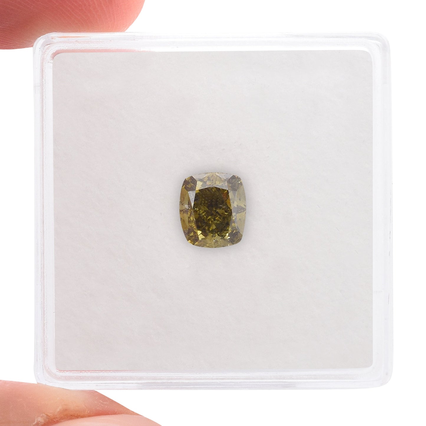 1,01 Karat Chamäleon-Kissen-Diamant SI1 GIA