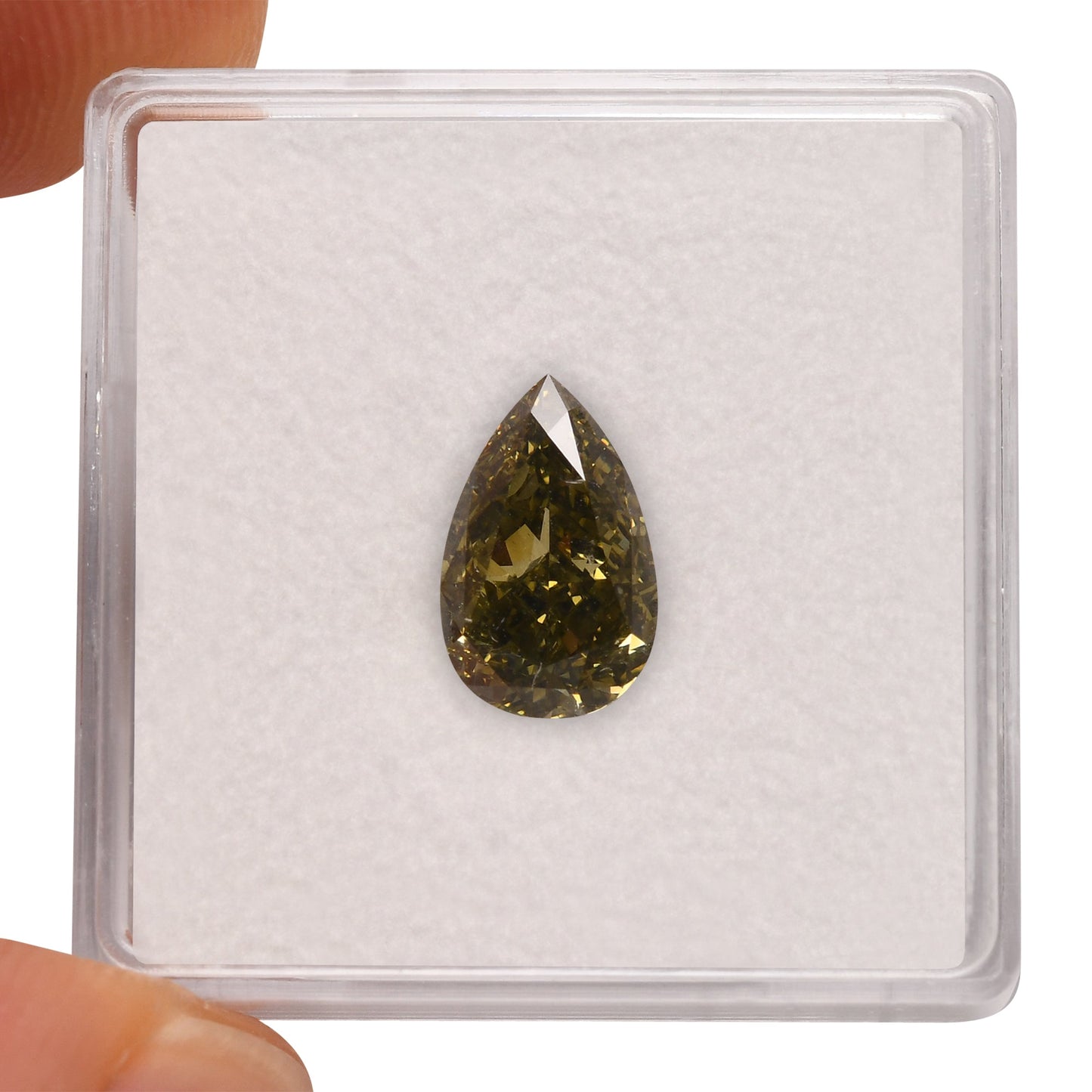 2.11 Carat Chameleon Pear Diamond SI1 GIA