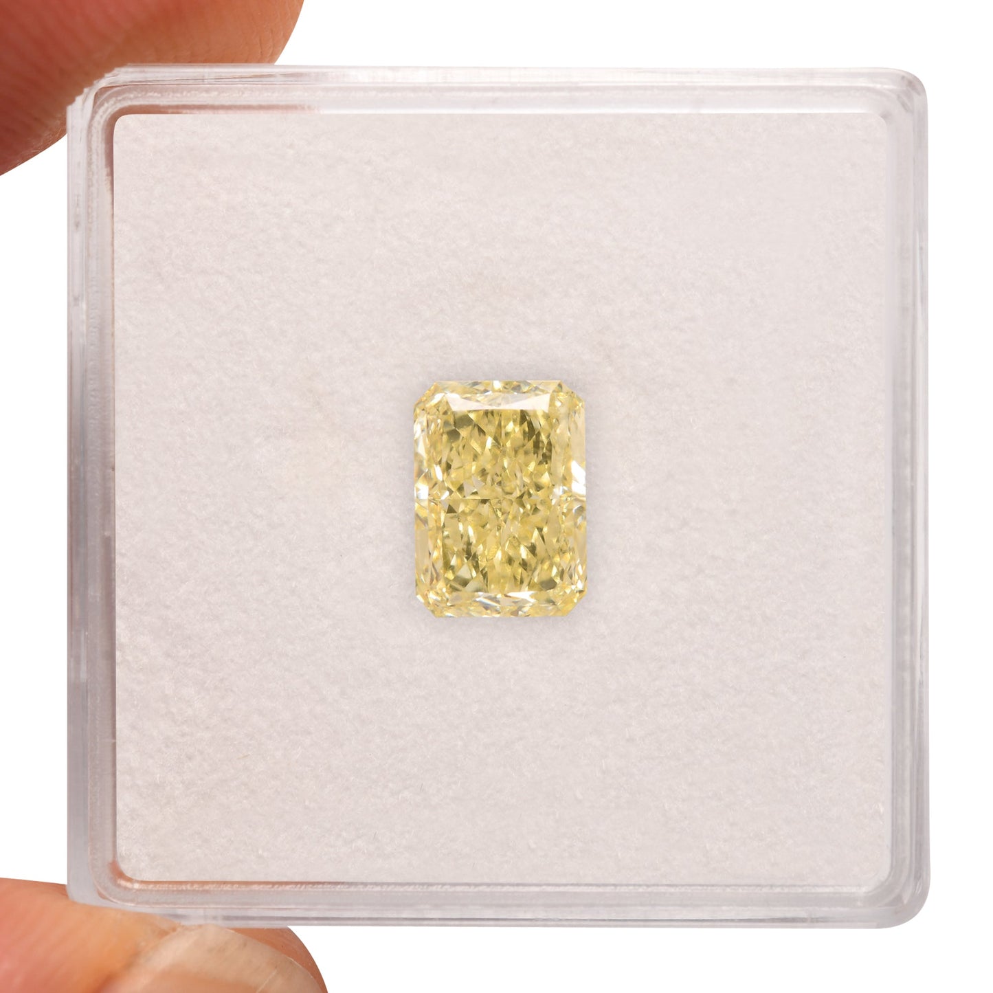 1.61 Carat Y-Z Radiant Diamond VS2 GIA