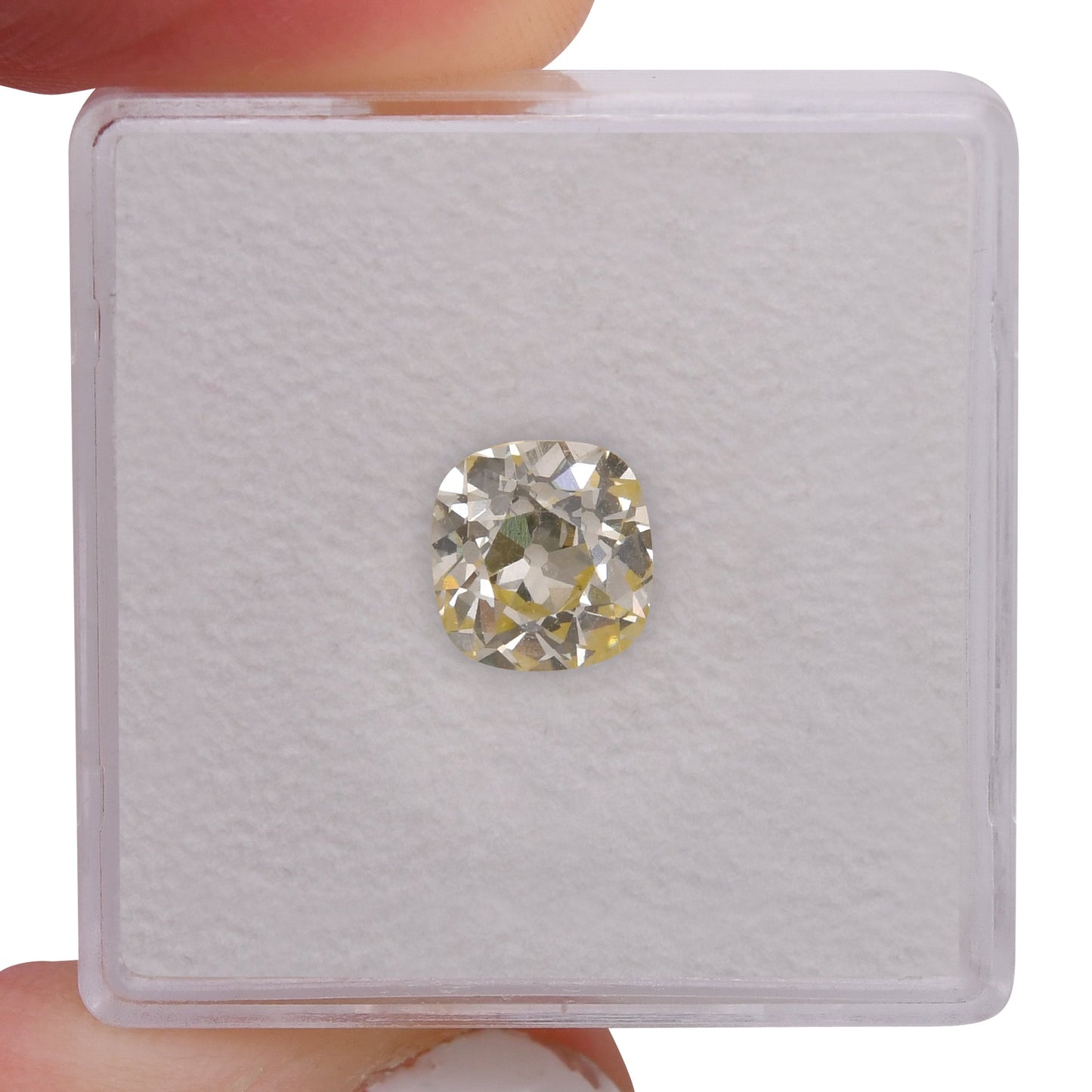 1.51 Carat U-V Cushion Diamond SI1 GIA