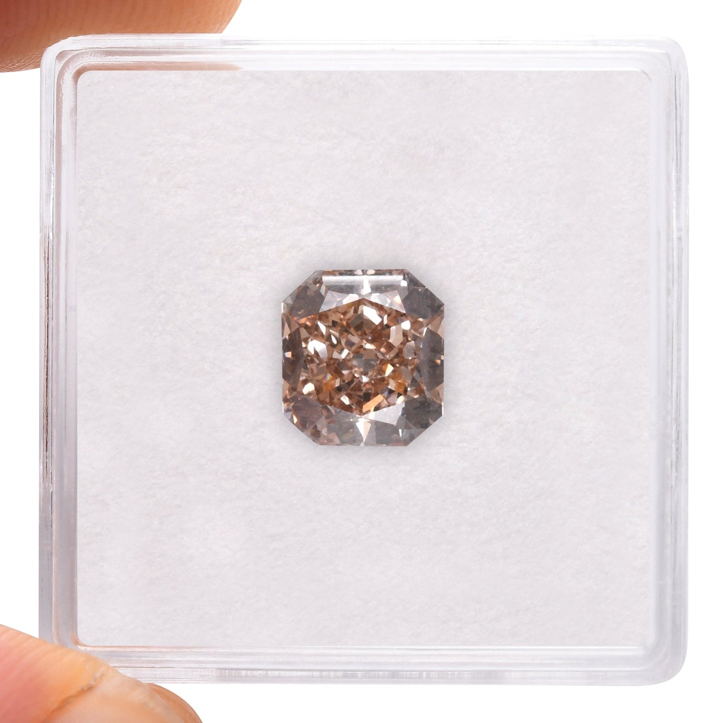 2,01 Karat Fancy Orange Brown Radiant (VS1) GIA