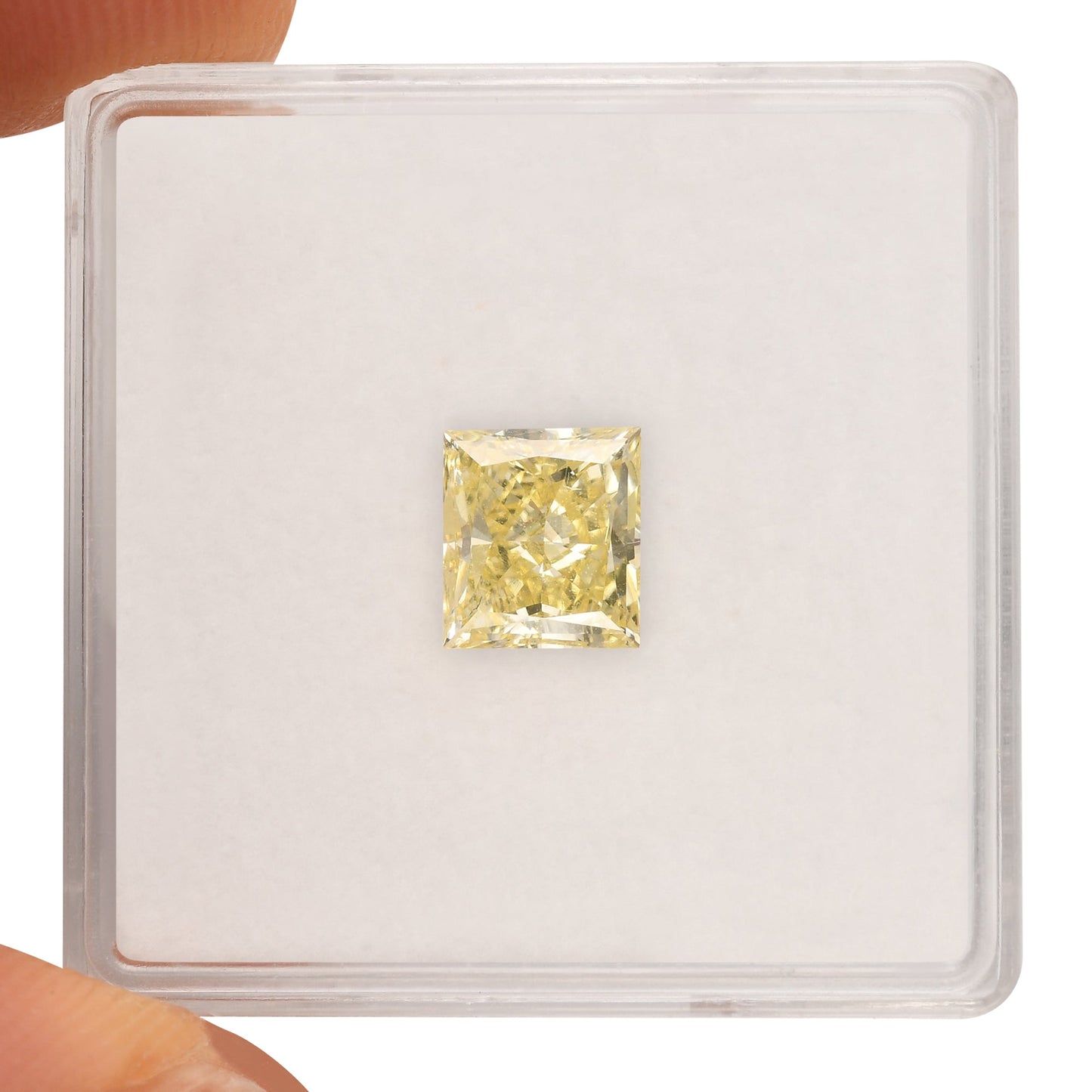 1.25 Carat Fancy Light Yellow Princess Diamond (VS1) GIA