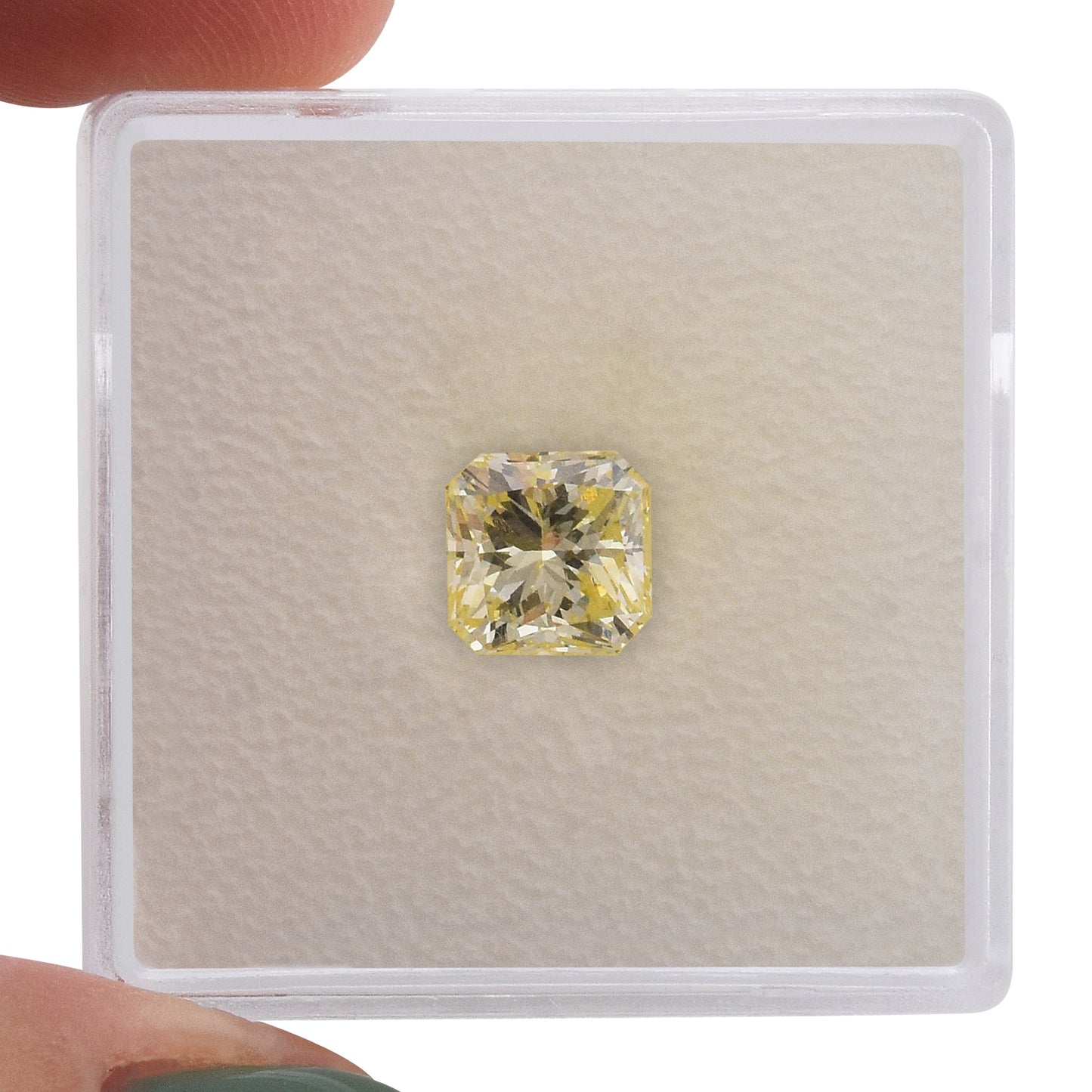 1.51 Carat Light Yellow Radiant Diamond (VS2) GIA
