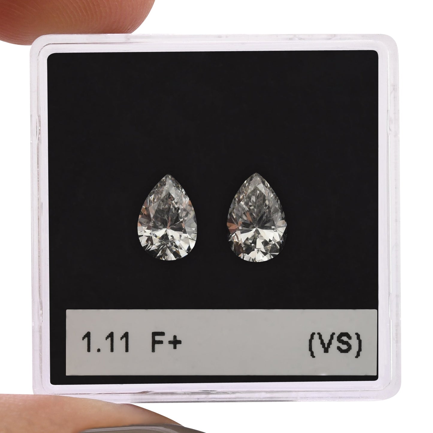 1,11 Karat F+ Birnenförmiger Diamant (VS)