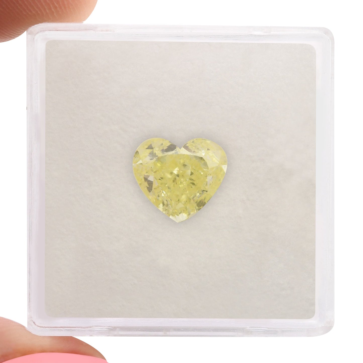 2,33 Karat Fancy Light Yellow Heart Diamant VS1 GIA
