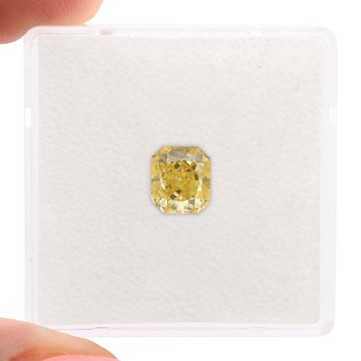 1.01 Carat Fancy Deep Yellow Radiant Diamond VS1 GIA