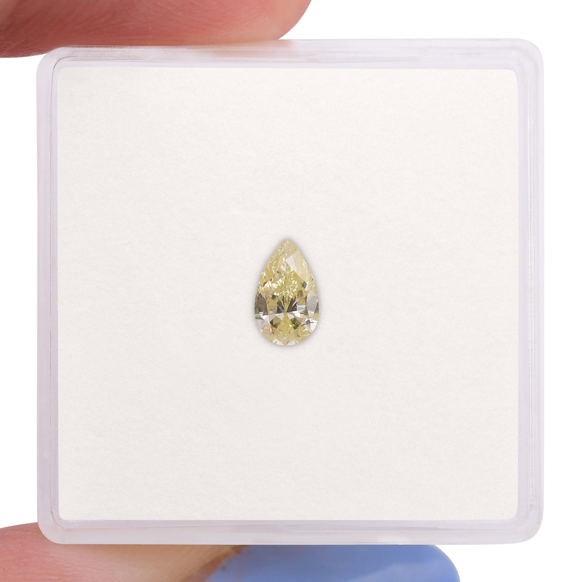 0,30 Karat W-X Birnenförmiger Diamant SI2 GIA