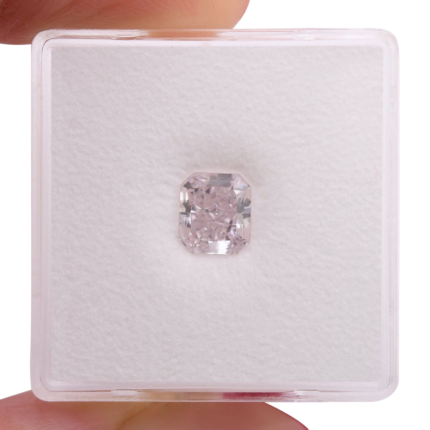 1,06 Karat hellrosa strahlender Diamant VS1 GIA