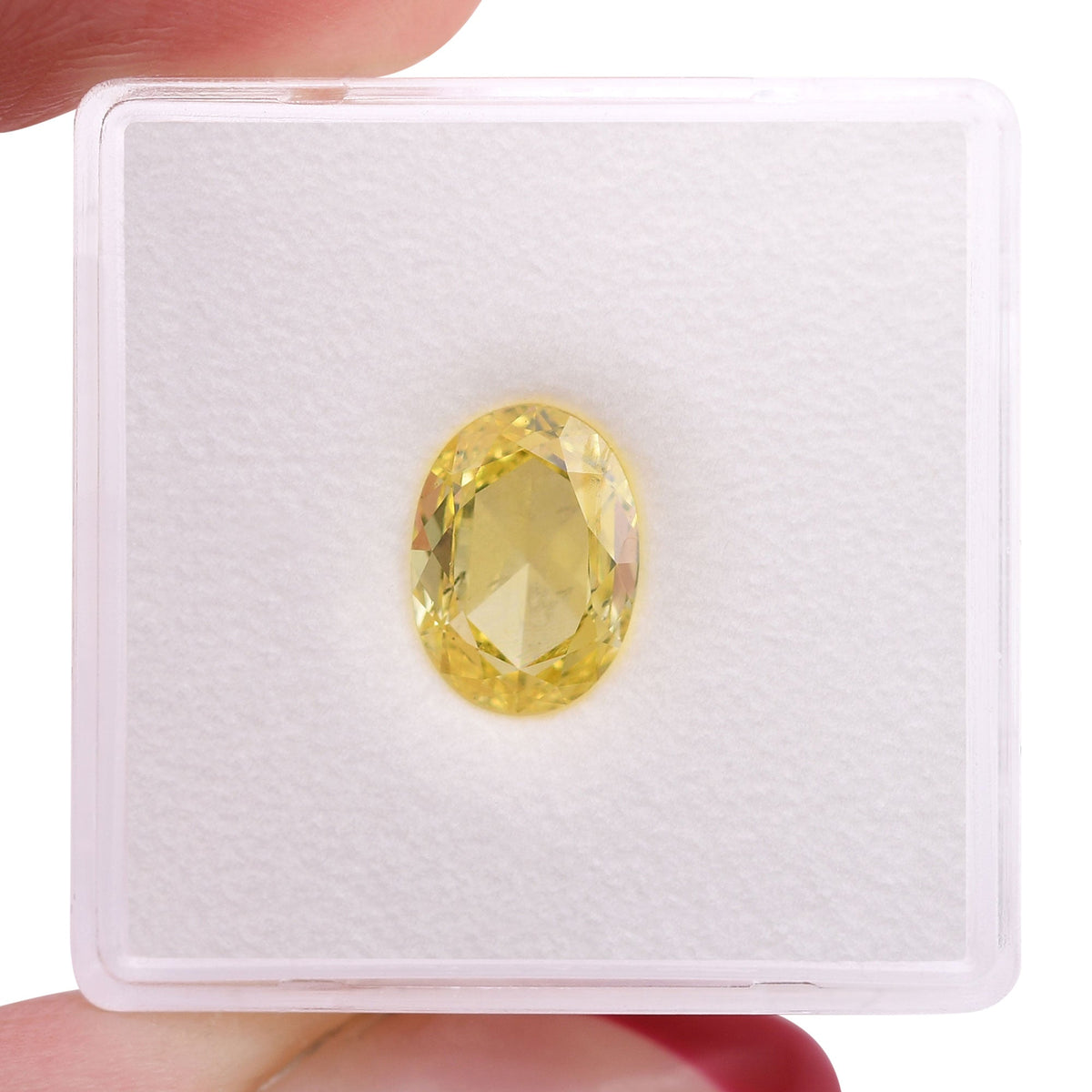 1.77 Carat Fancy Vivid Yellow Oval Diamond (SI2) GIA