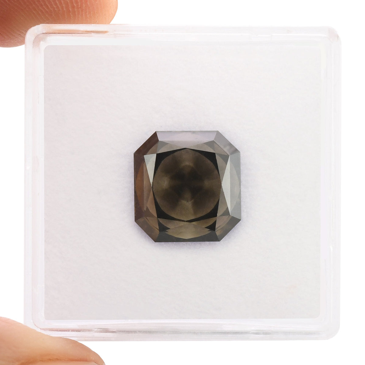 5,12 Karat Fancy Dark Gray Radiant Diamant (GIA-geprüft)
