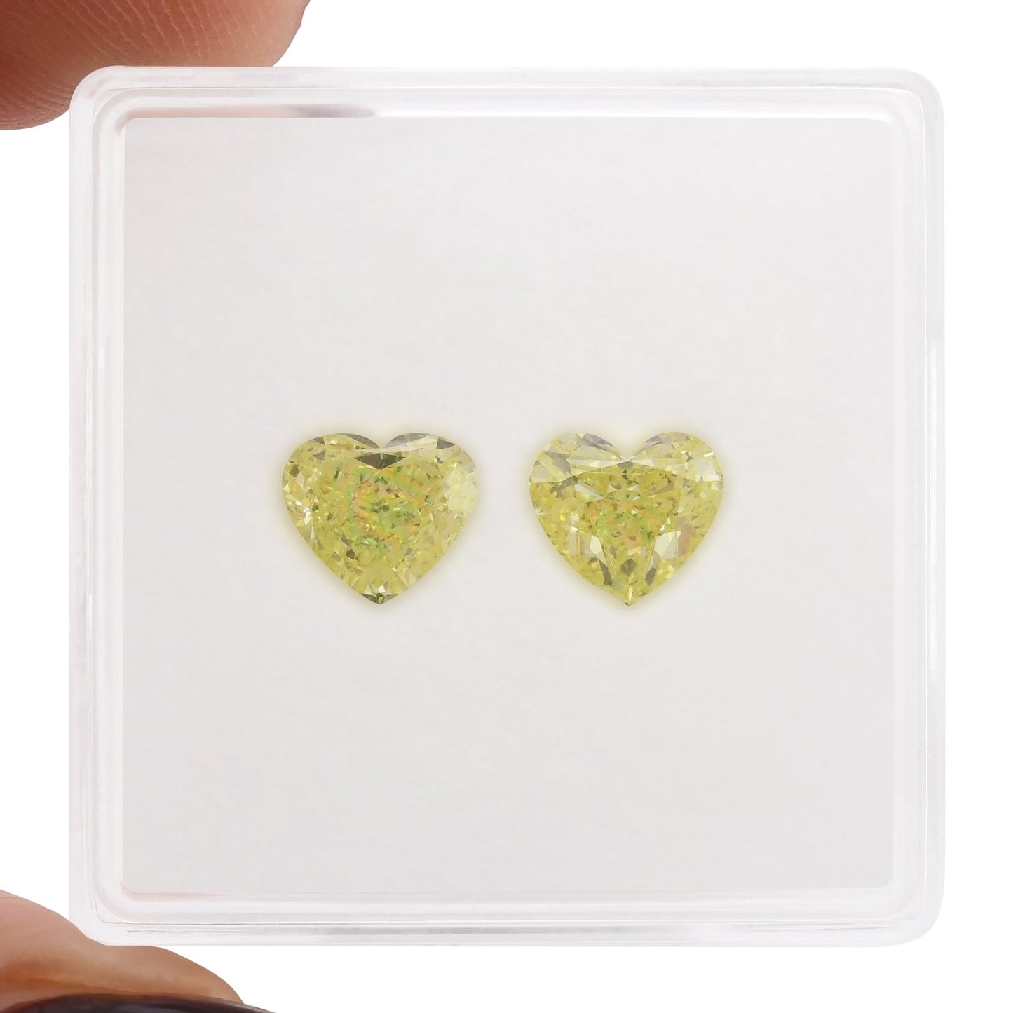 1,70 Karat Fancy Yellow Heart Diamanten VS2