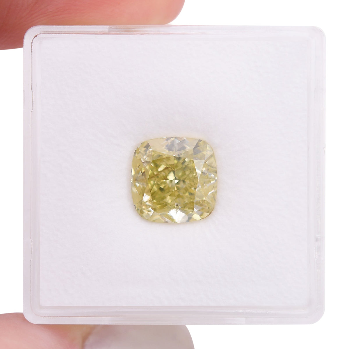 Cushion Diamond | 3.13 ct | Fancy Brownish Greenish Yellow | SI1 | GIA | Ref 659463