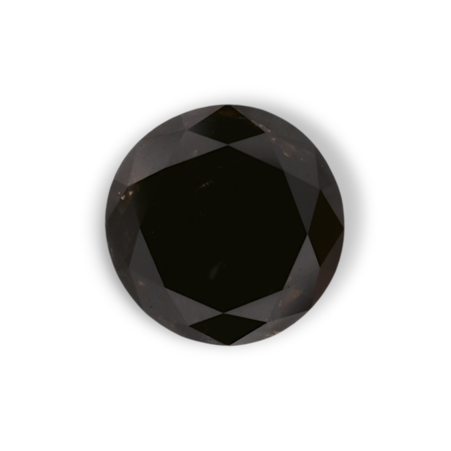 1,97 Karat natürlicher schwarzer runder Diamant (GIA)