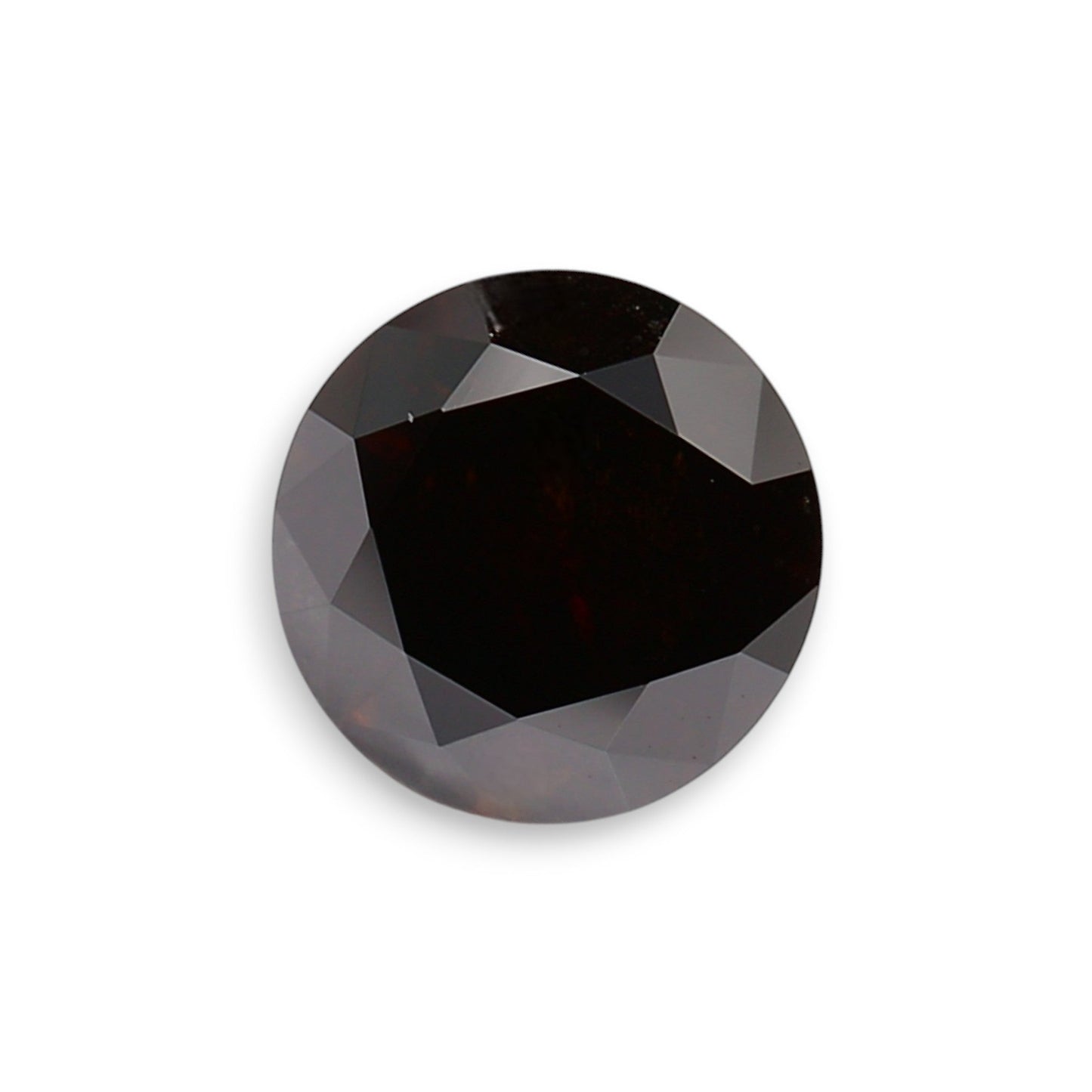 2,01 Karat Natürlicher, dunkelbrauner, runder Diamant (GIA)