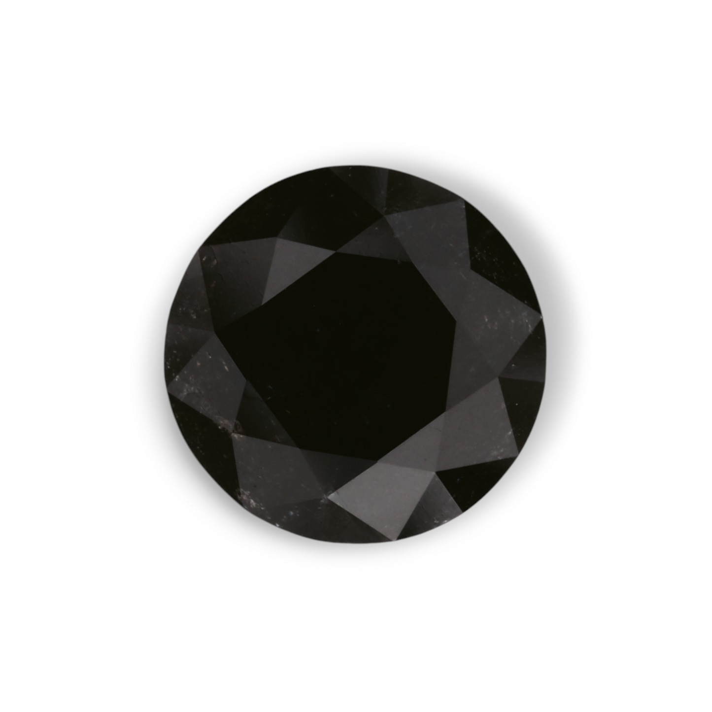 1,91 Karat Natürlicher Schwarzer Runder Diamant GIA