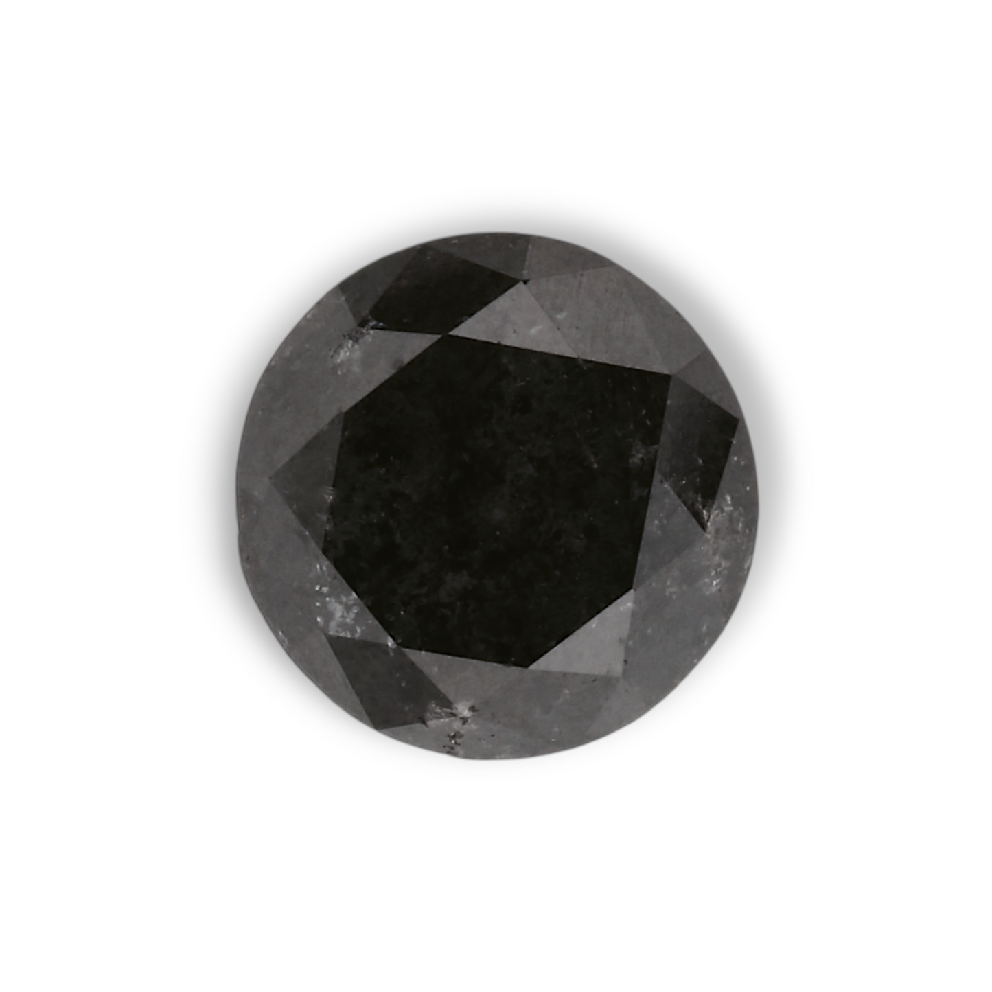 0,75 Karat natürlicher schwarzer runder Diamant (GIA)