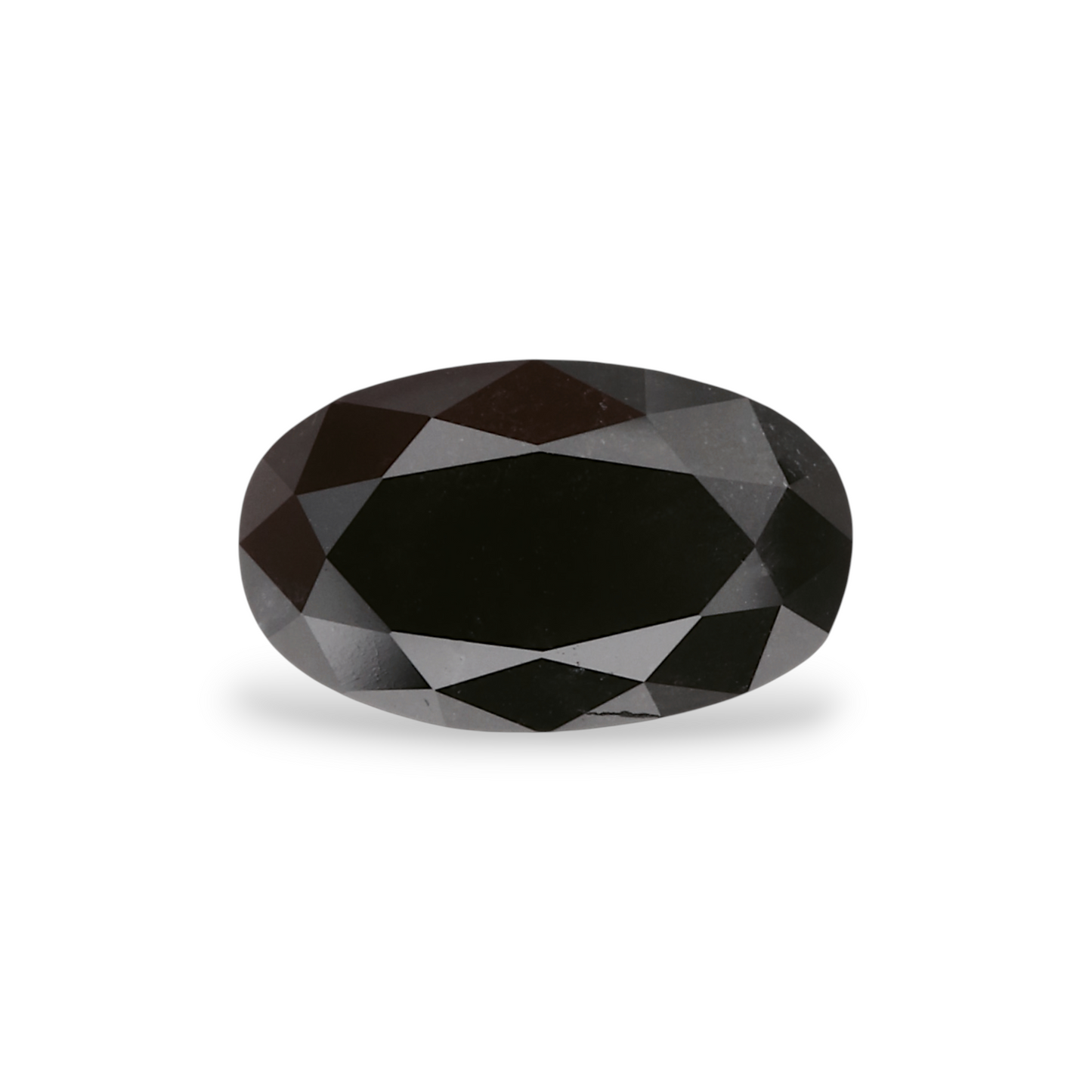 1,24 Karat natürlicher schwarzer ovaler Diamant, GIA-zertifiziert