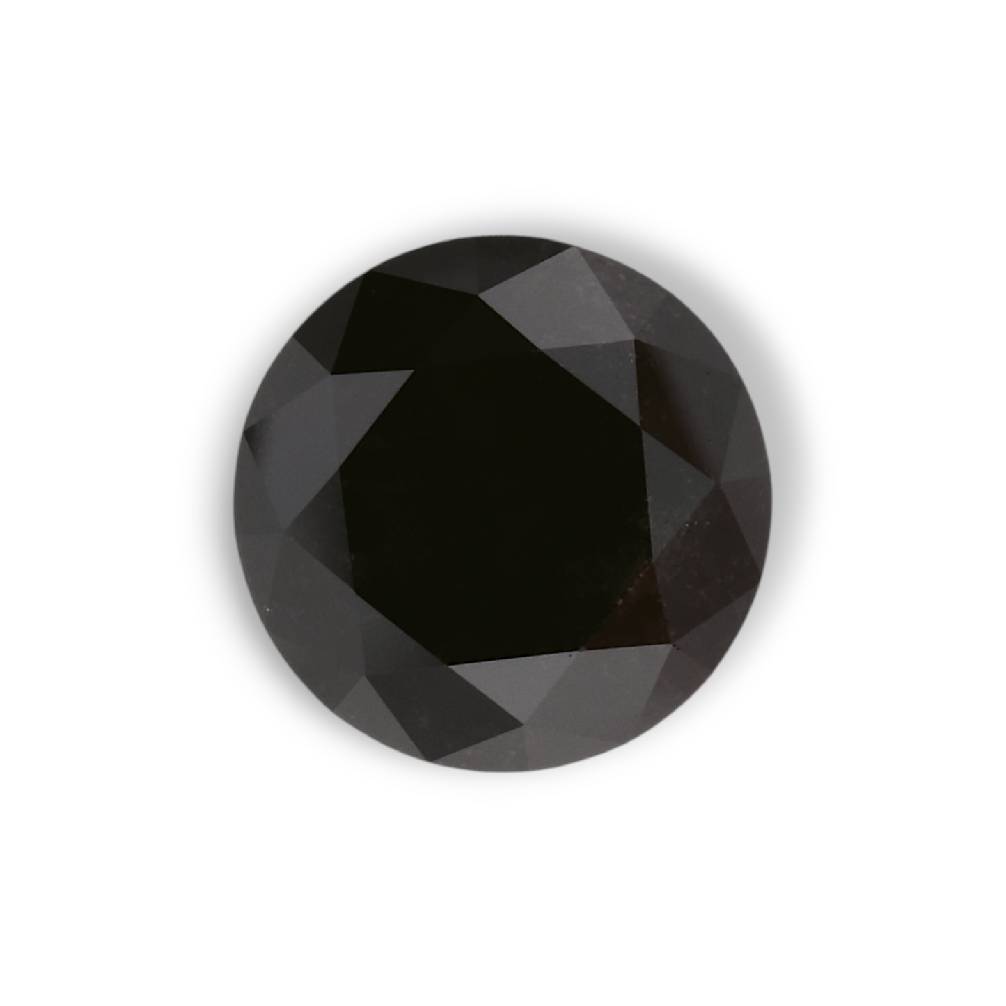 1,4 Karat natürlicher schwarzer runder Diamant (GIA)