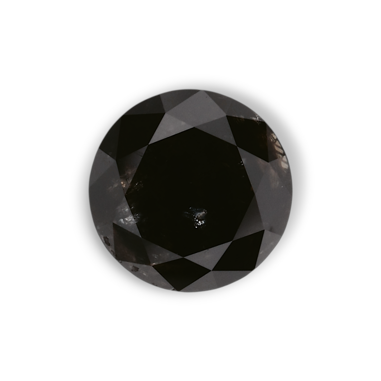 1,14 Karat natürlicher schwarzer runder Diamant (GIA)
