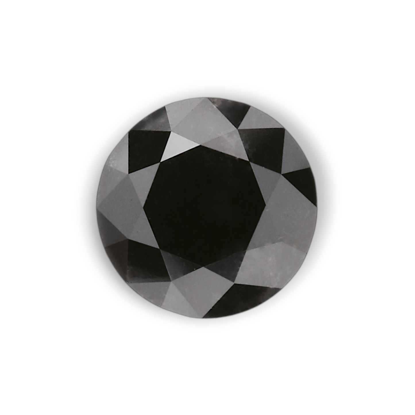 0,95 Karat natürlicher schwarzer runder Diamant (GIA)
