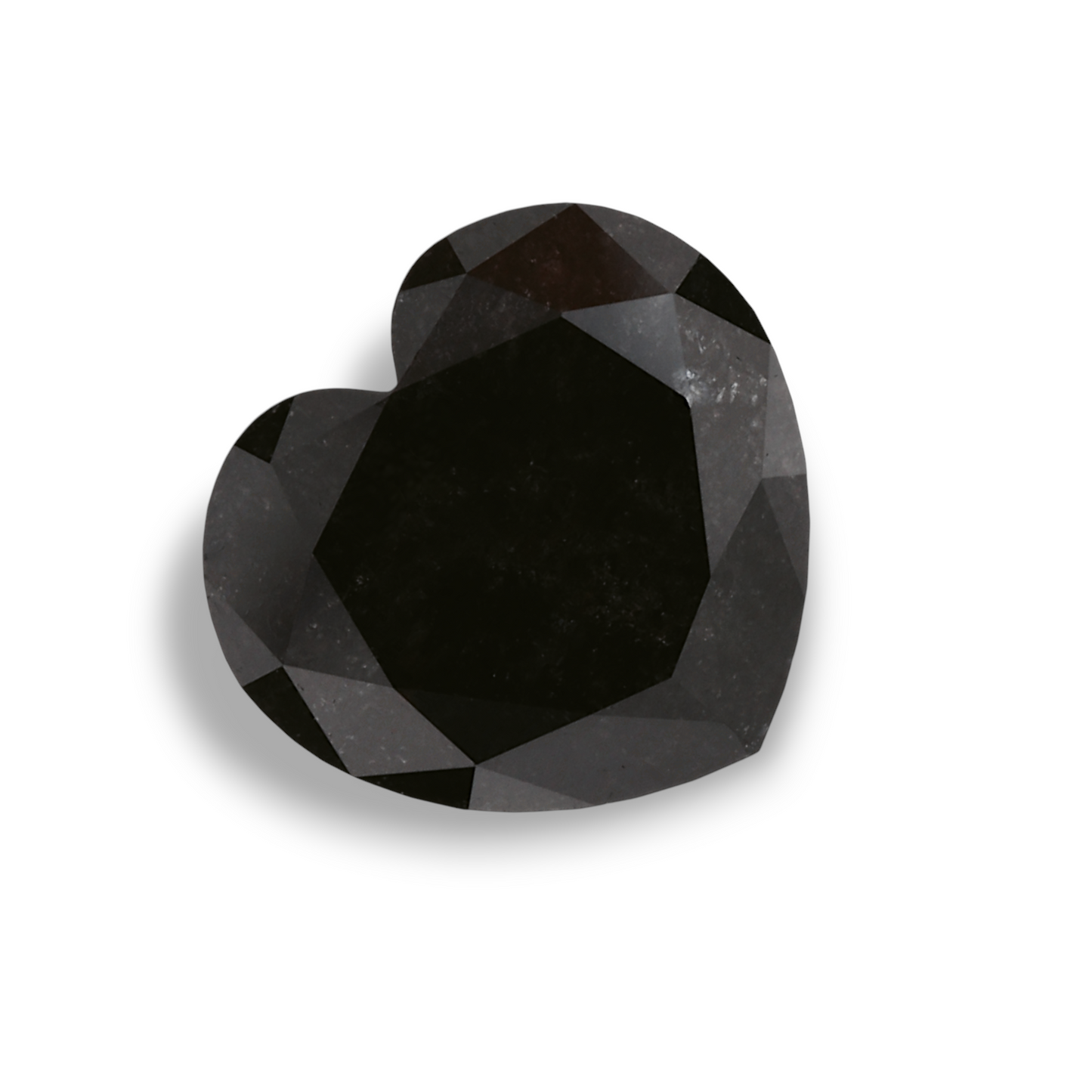 1,83 Karat Natürlicher Schwarzer Herzdiamant GIA