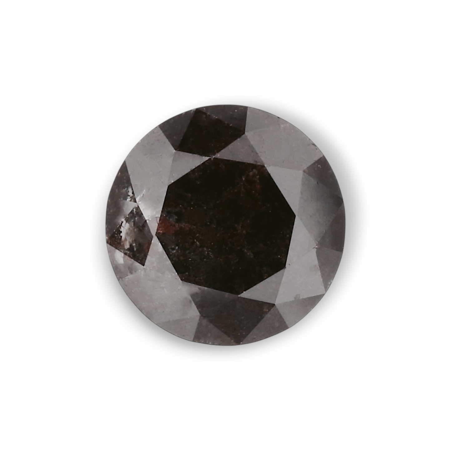 0,95 Karat natürlicher schwarzer runder Diamant (GIA)