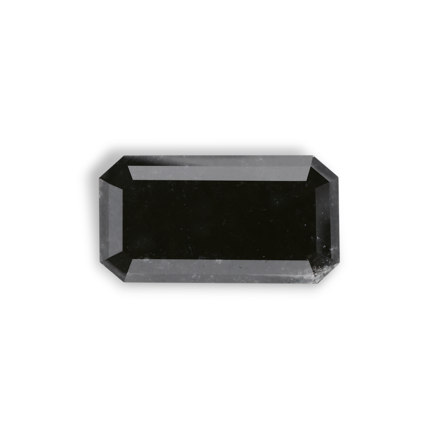 4,44 Karat natürlicher schwarzer Smaragd-Diamant, GIA-zertifiziert