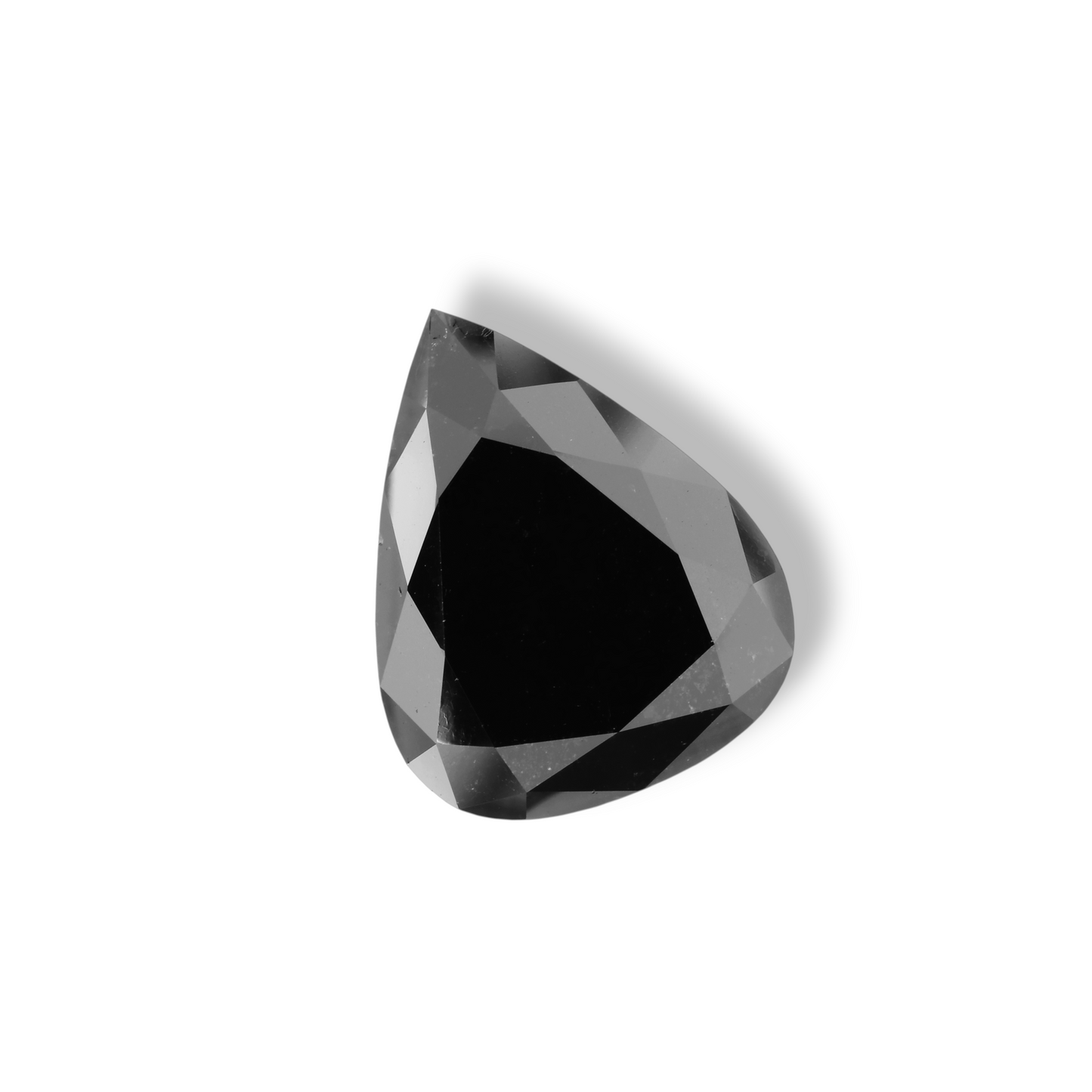 10,08 Karat natürlicher schwarzer Birnendiamant (GIA-geprüft)