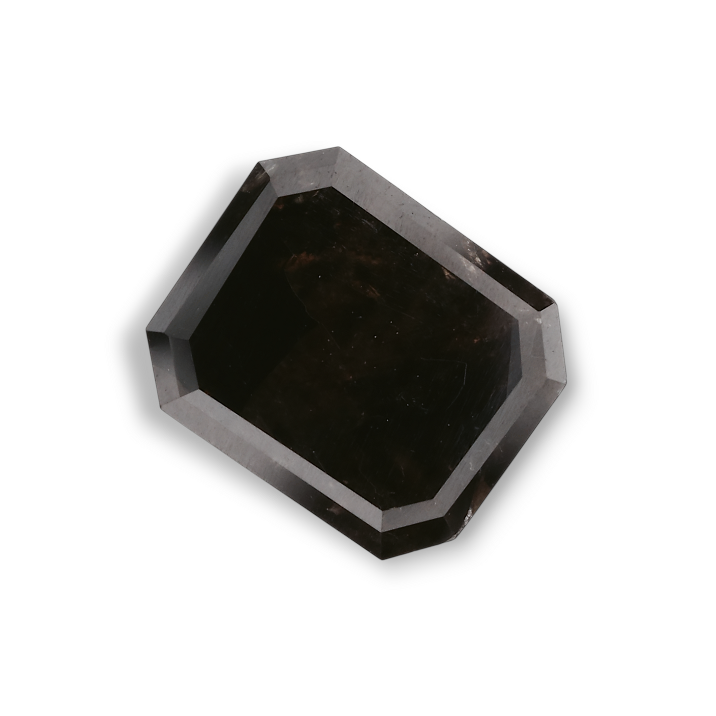 2,22 Karat natürlicher schwarzer Smaragd-Diamant (GIA)