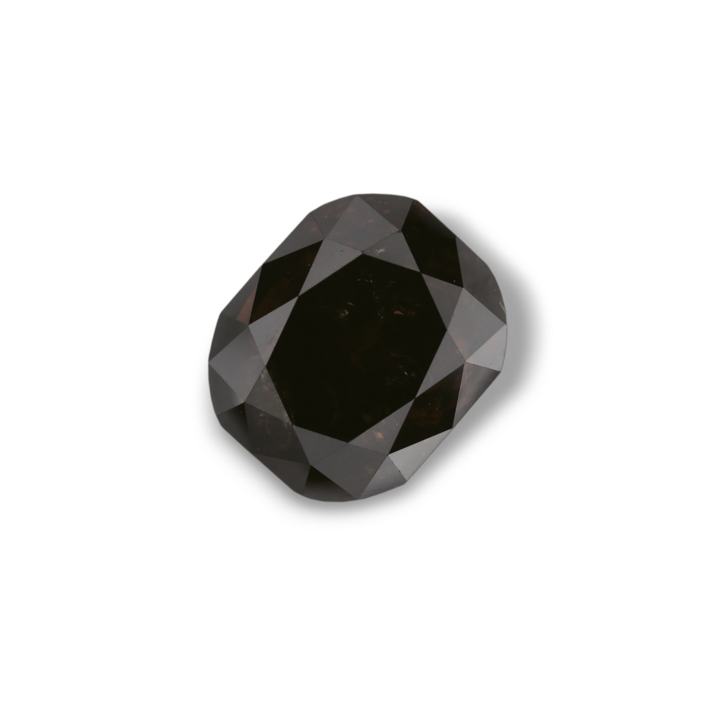 3,49 Karat natürlicher schwarzer Kissen-Diamant, GIA-zertifiziert
