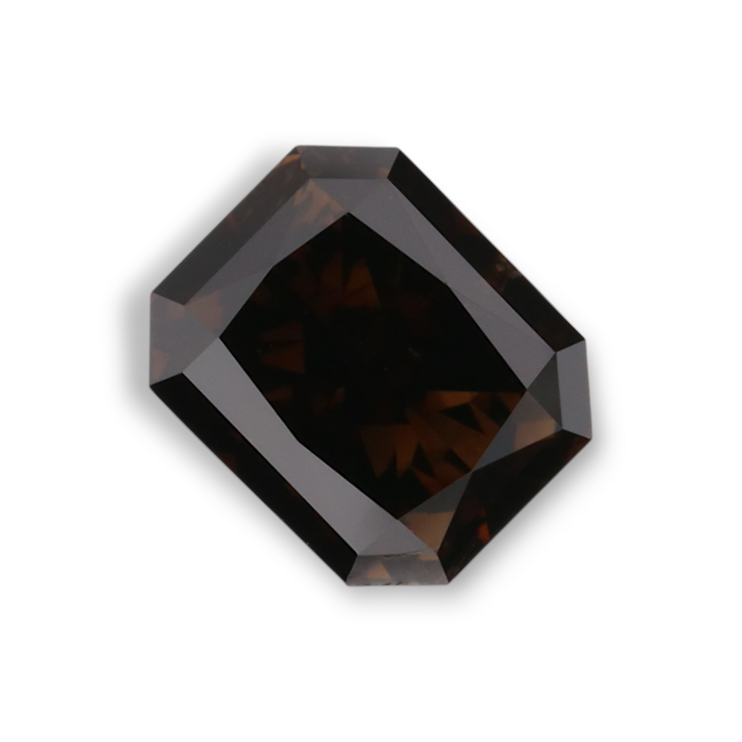 1,26 Karat natürlicher dunkelbrauner Diamant mit strahlendem Glanz (GIA-zertifiziert)