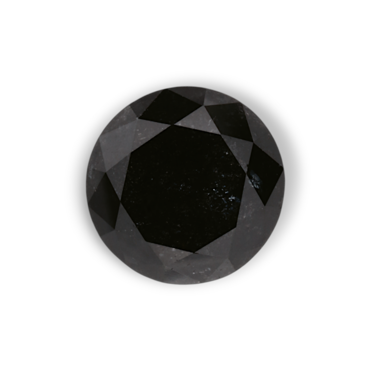 1,88 Karat natürlicher schwarzer runder Diamant (GIA)