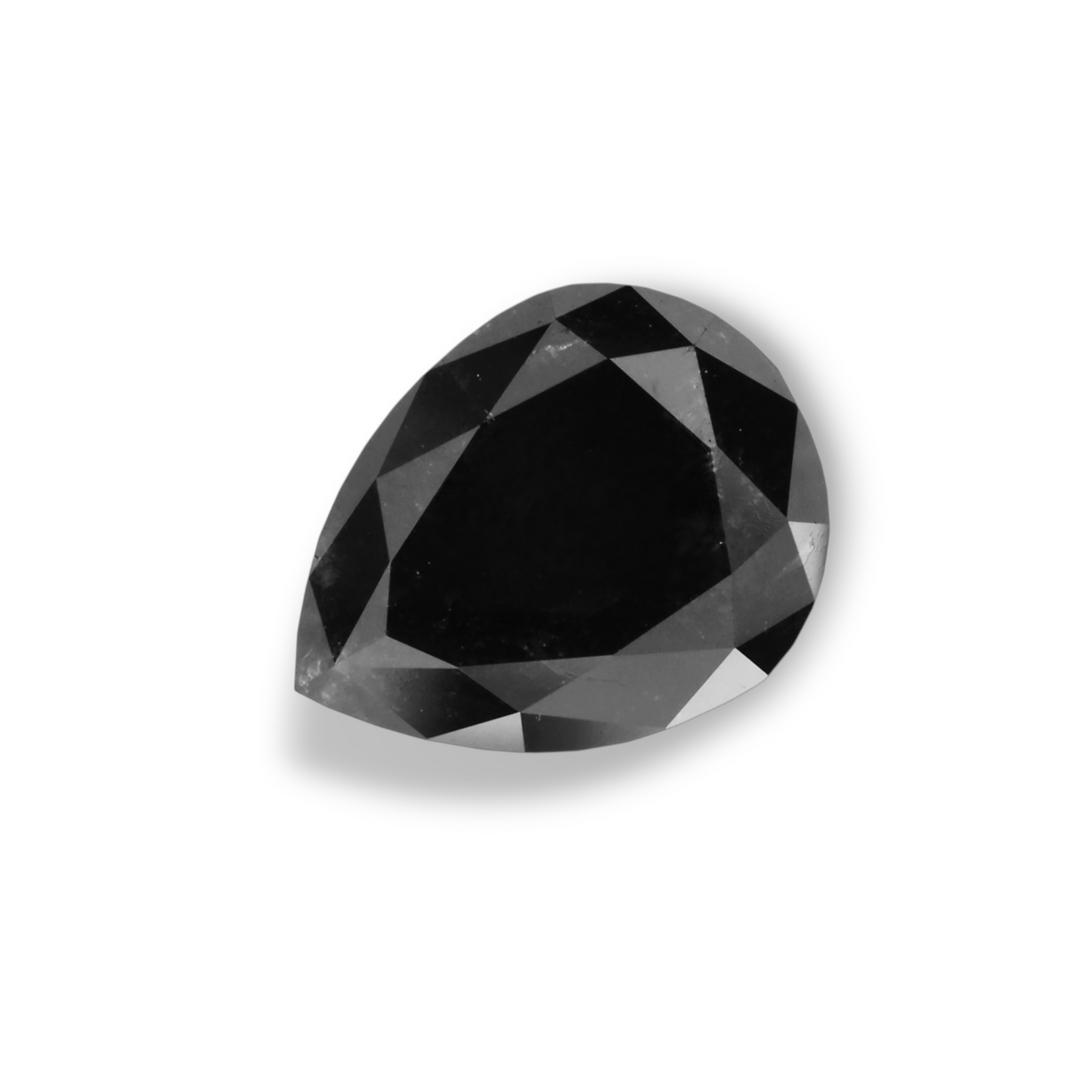 2,51 Karat natürlicher schwarzer Birnendiamant (GIA-geprüft)