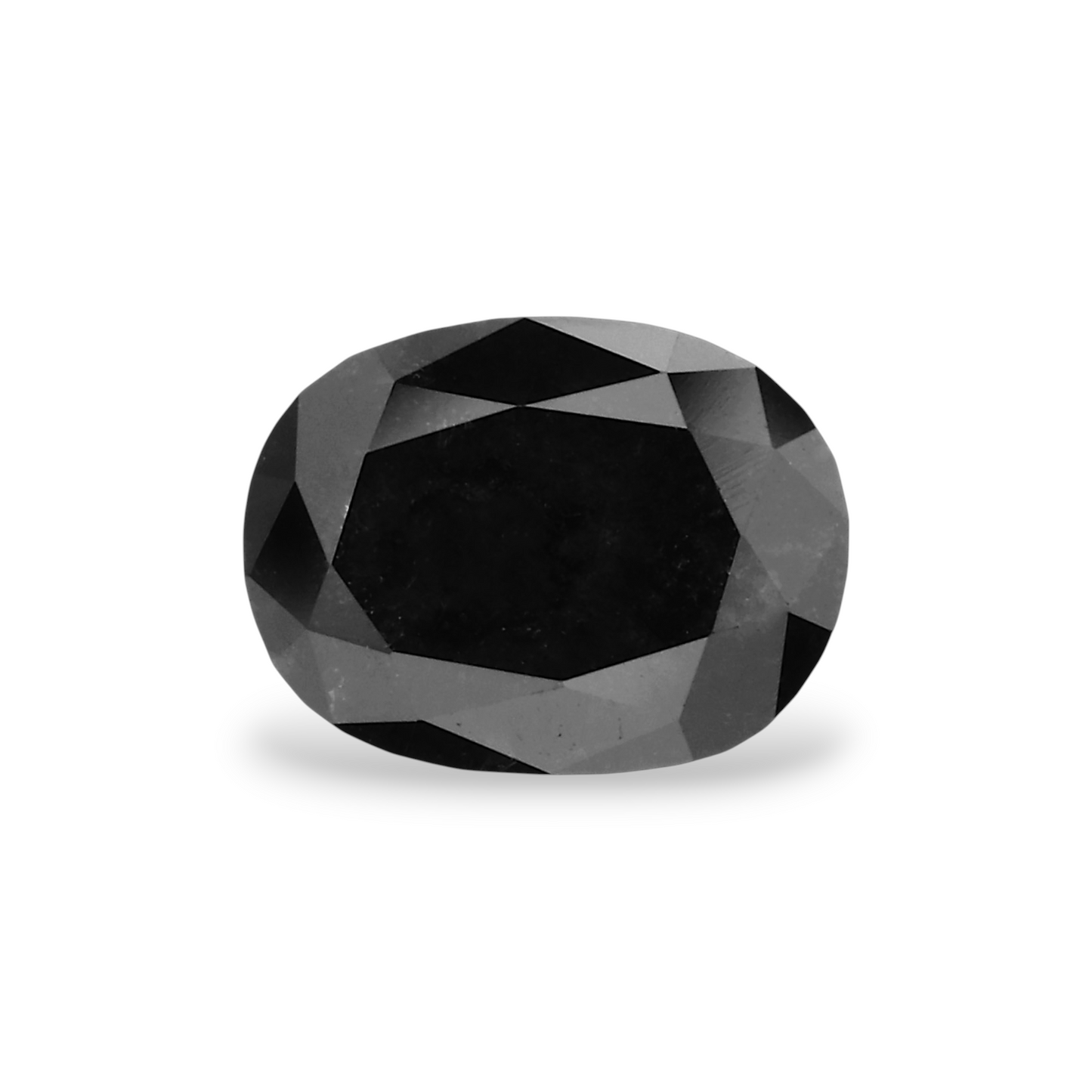 1,22 Karat natürlicher schwarzer ovaler Diamant, GIA-zertifiziert