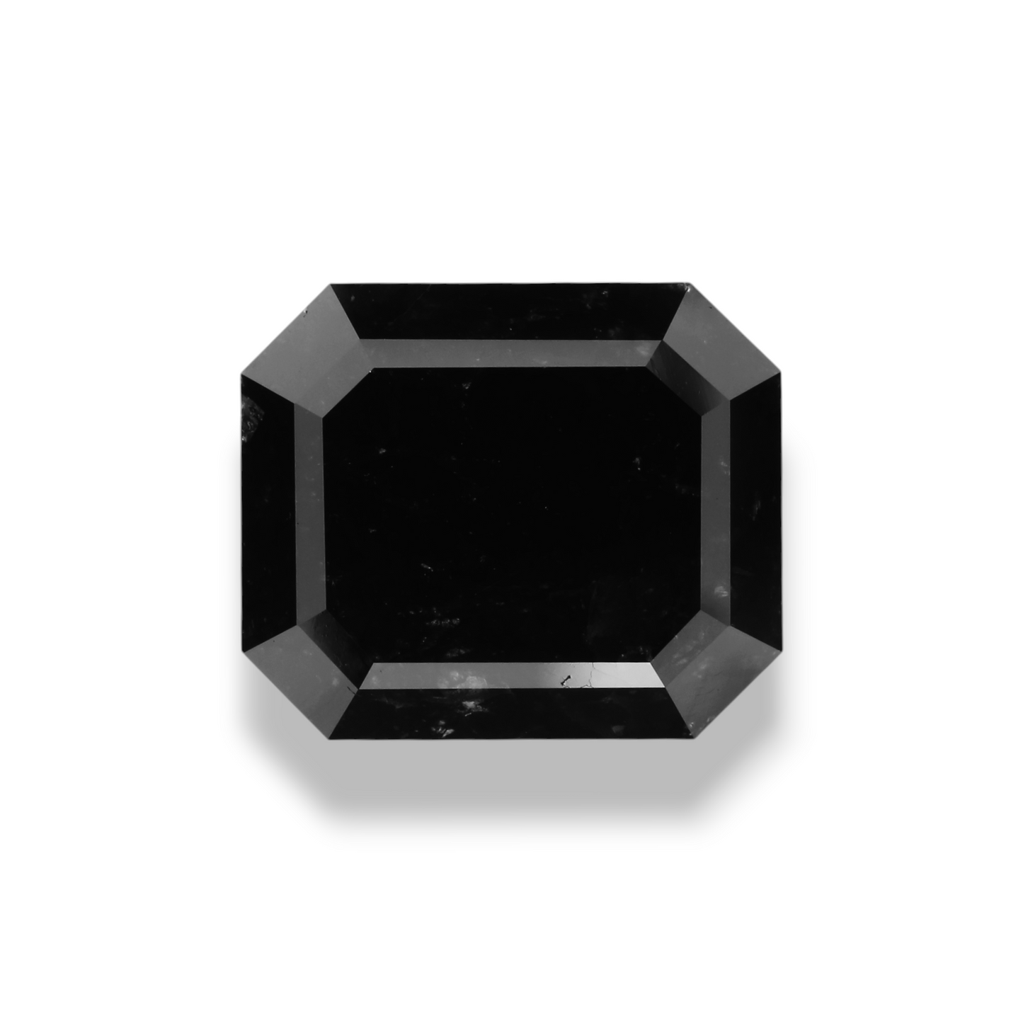 7,21 Karat natürlicher schwarzer Smaragd-Diamant (GIA-zertifiziert)