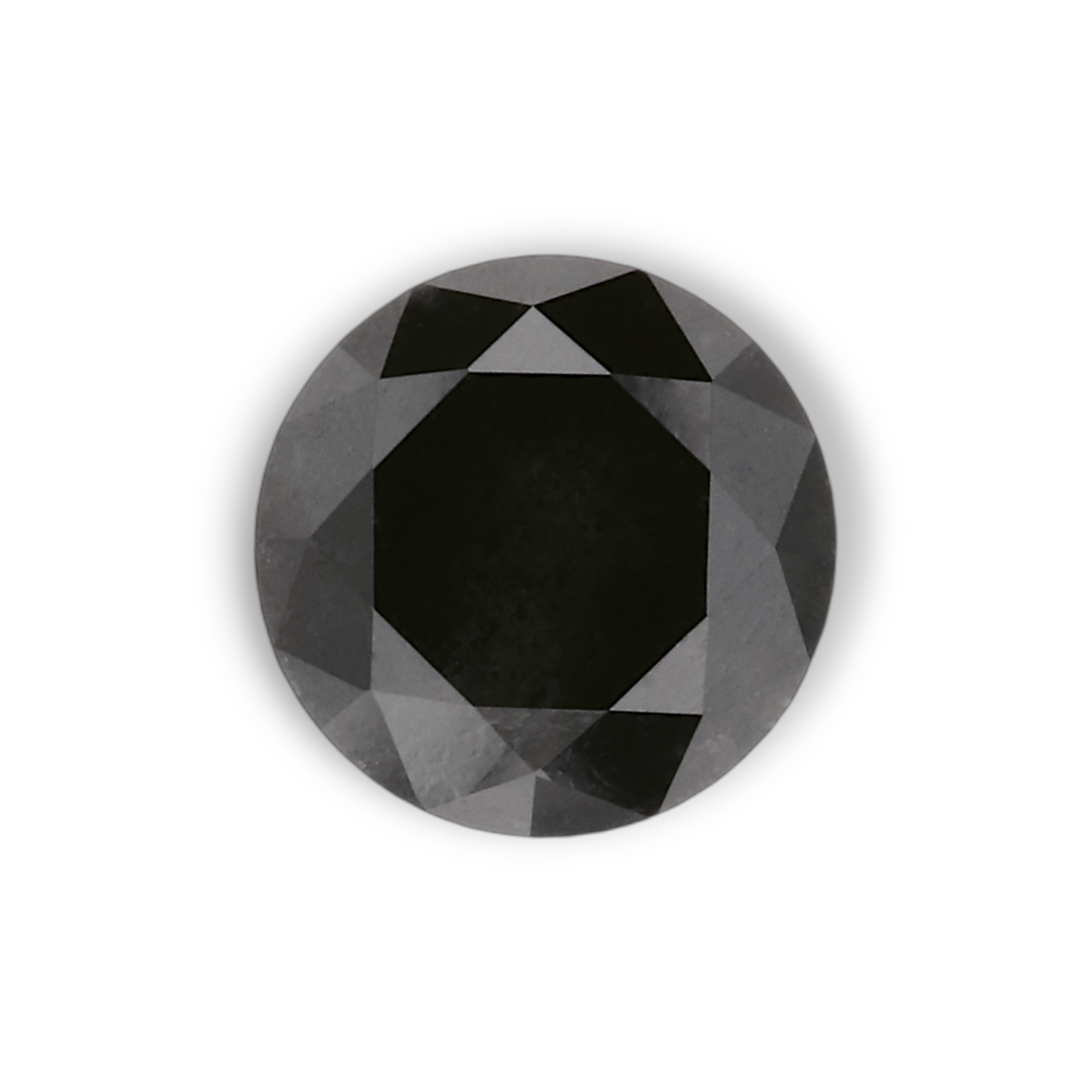 1,04 Karat natürlicher schwarzer runder Diamant (GIA)