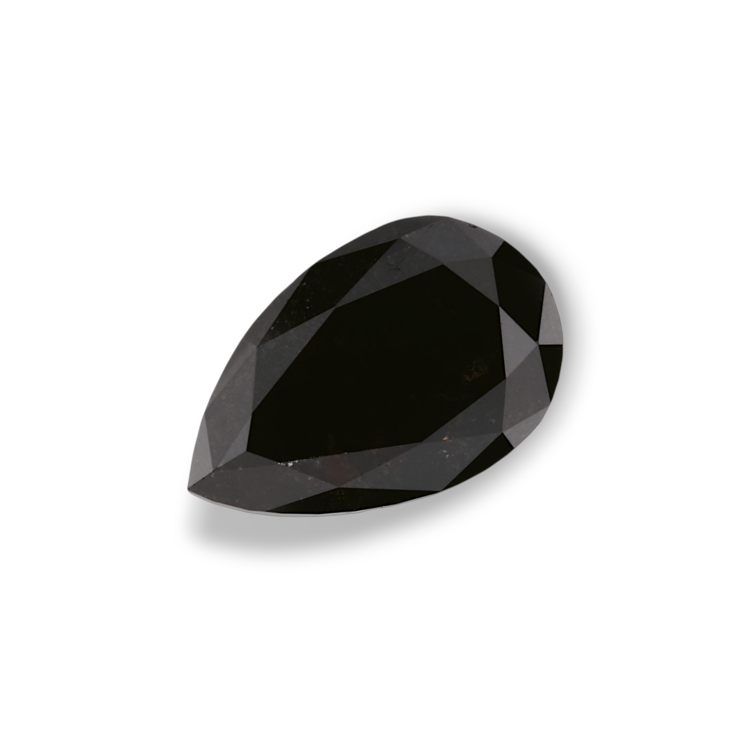 1,78 Karat natürlicher schwarzer Birnendiamant (GIA-geprüft)