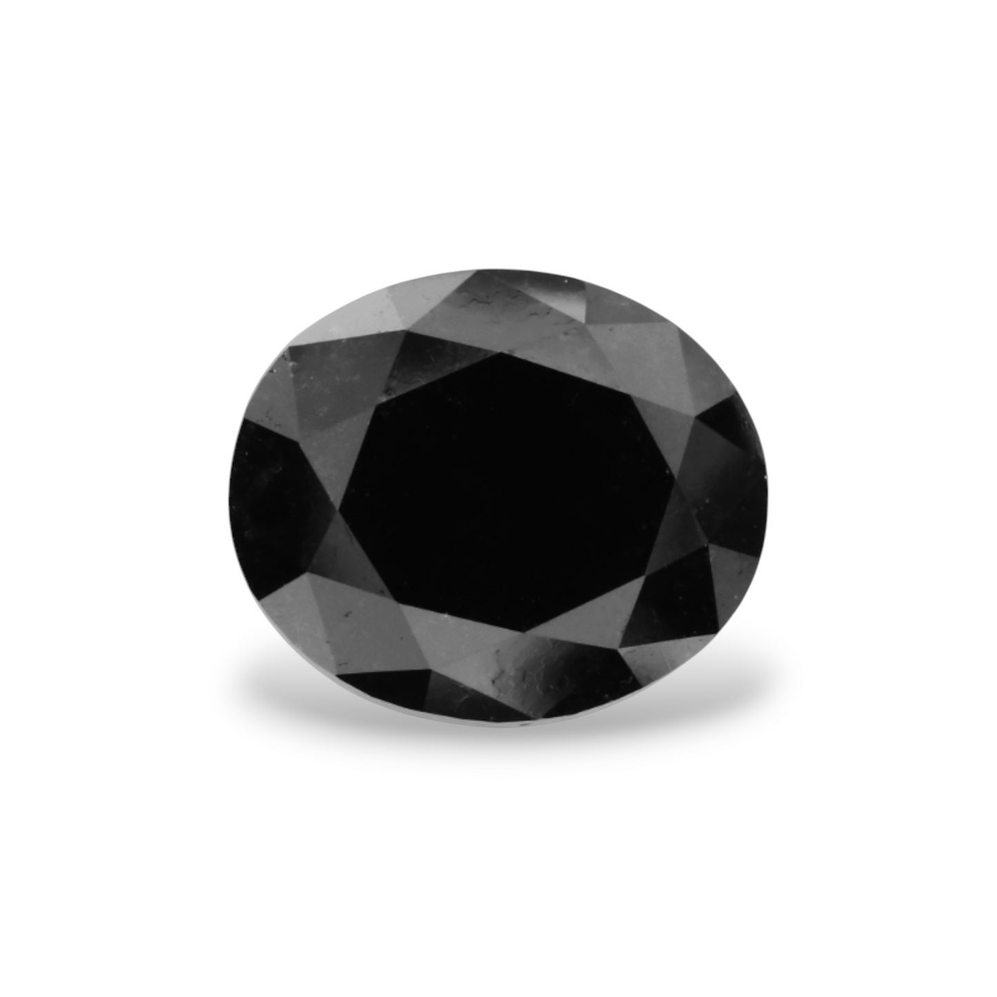 2,67 Karat natürlicher schwarzer ovaler Diamant, GIA-zertifiziert